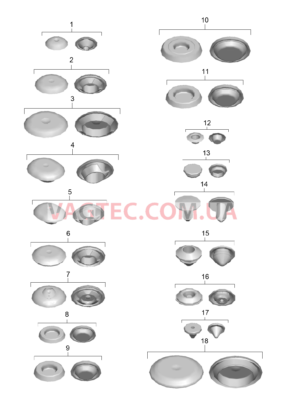 801-002 Пробка для PORSCHE Porsche991Turbo 2014-2017