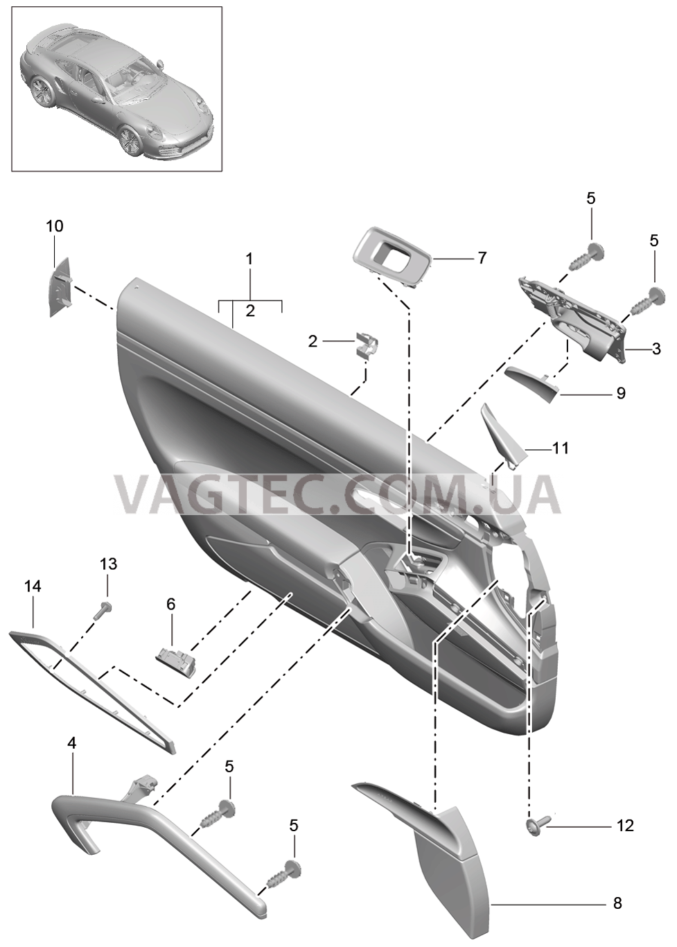 808-020 Обшивка двери, Детали, Декоративн.панель, Кожа
						
						IXWA для PORSCHE Porsche991Turbo 2014-2017USA