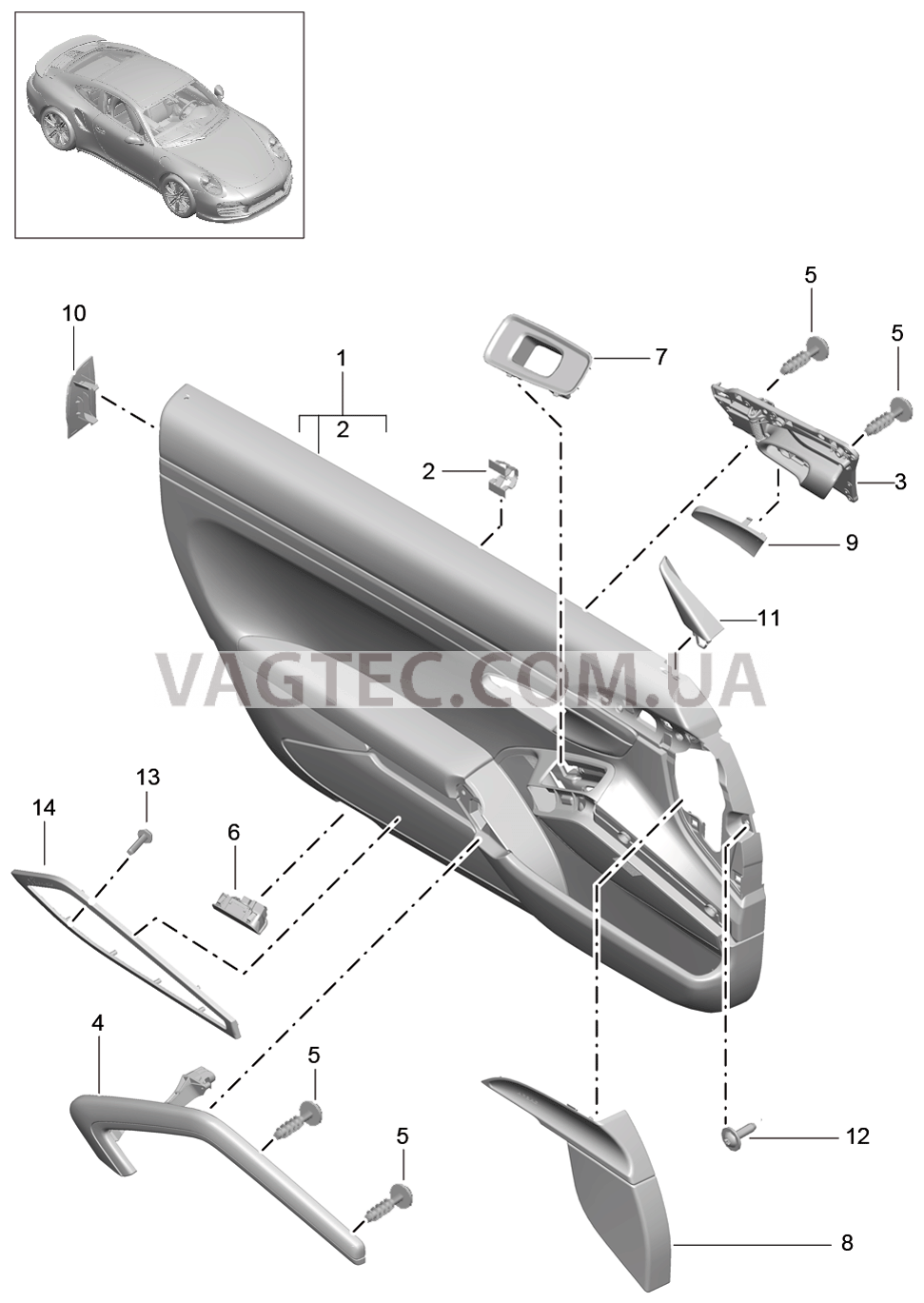 808-030 Обшивка двери, Детали, Декоративн.панель, MAHOGANY
						
						IXWB для PORSCHE Porsche991Turbo 2014-2017USA