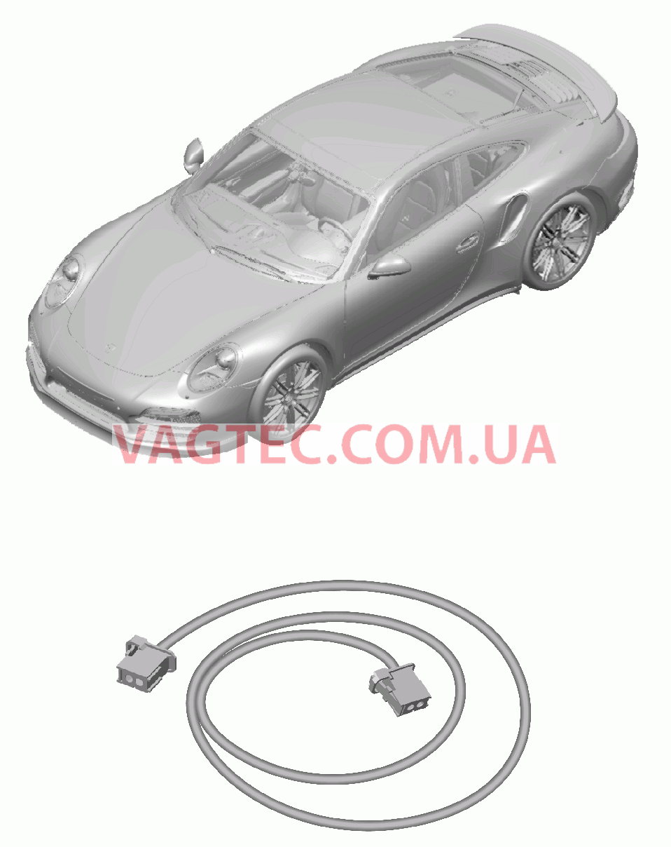 902-050 Световод для PORSCHE Porsche991Turbo 2014-2017USA