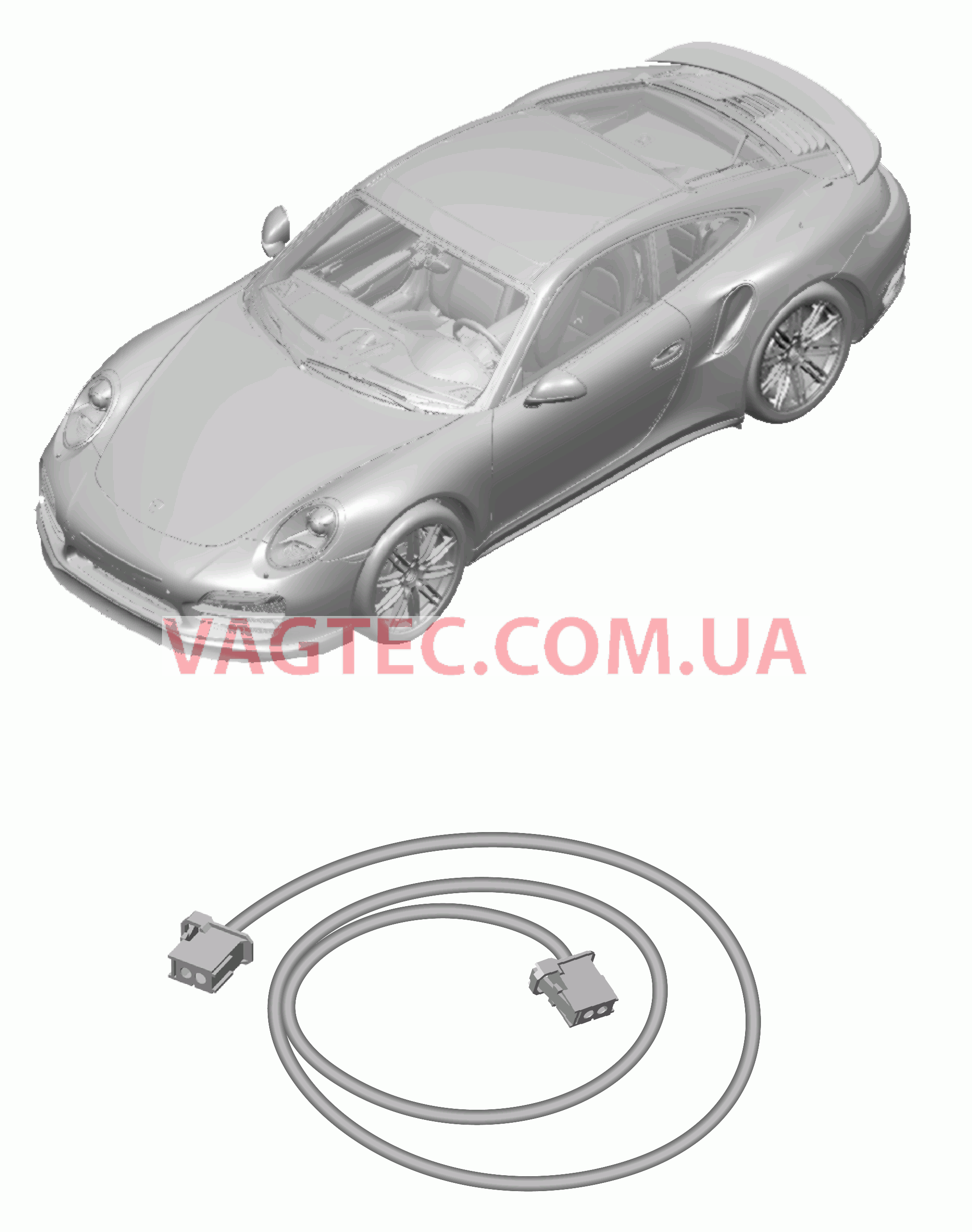 902-060 Жгуты проводов, Подушка безопасности, Ремень безопасности для PORSCHE Porsche991Turbo 2014-2017