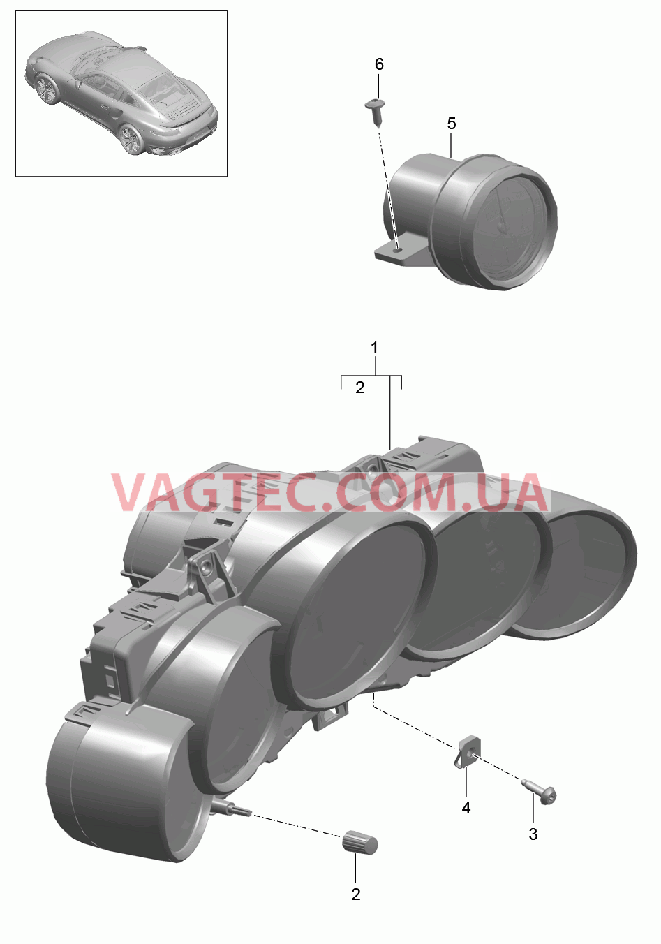 906-000 Инструменты, Секундомер
						
						I022 для PORSCHE Porsche991Turbo 2014-2017USA