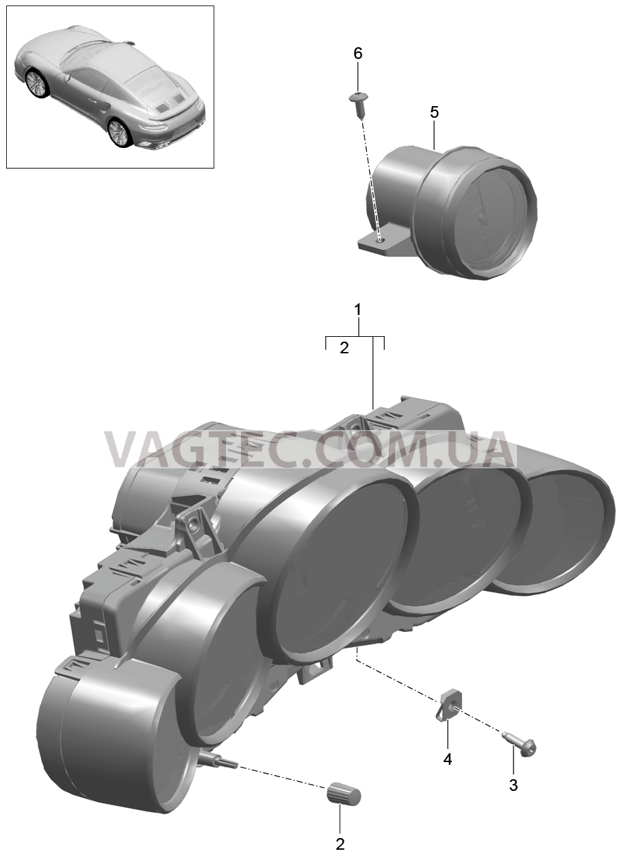 906-002 Инструменты, Секундомер
						
						I022 для PORSCHE Porsche991Turbo 2014-2017