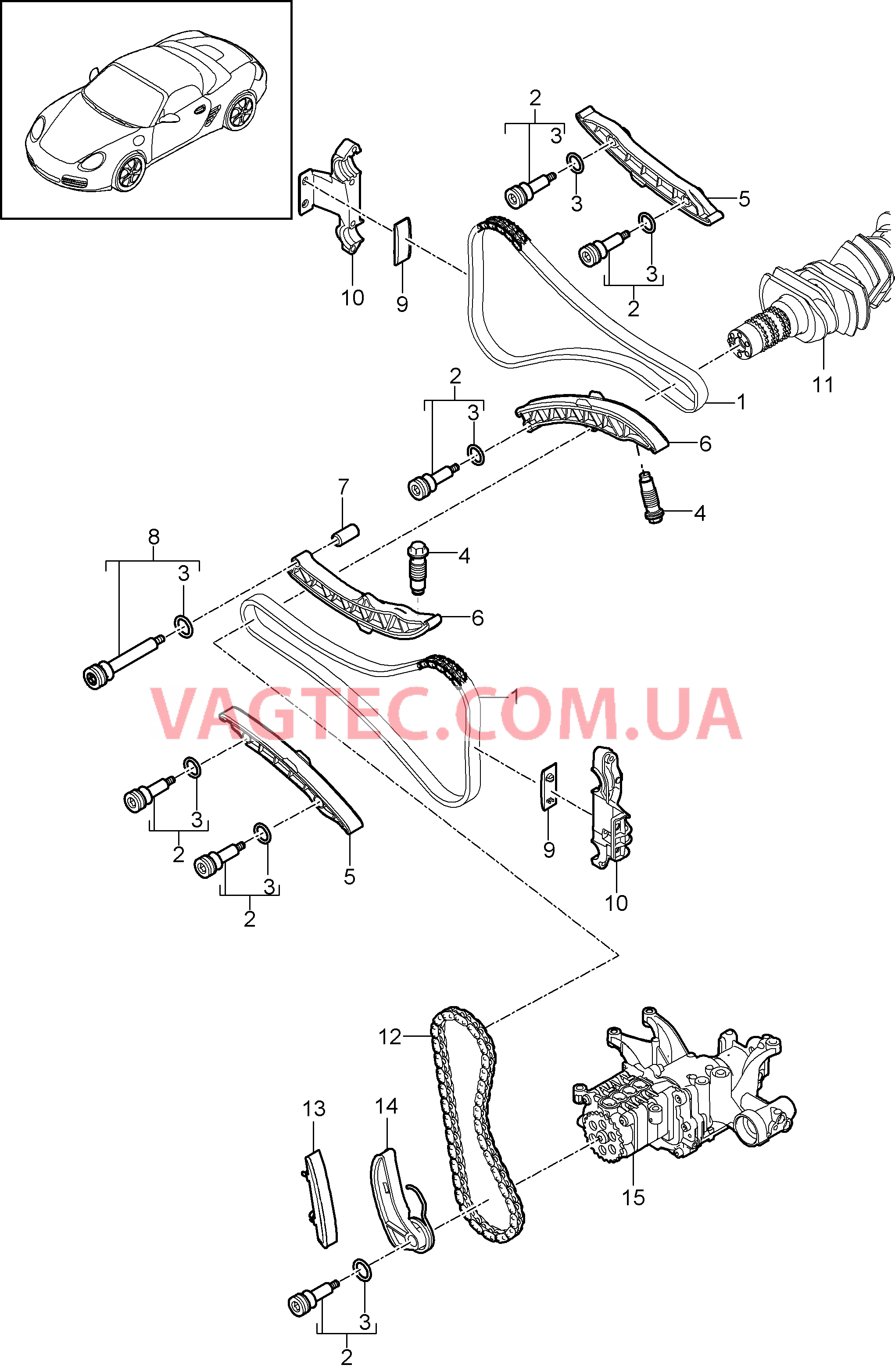 103-015 Управление клапанов
						
						MA1.20, MA1.21 для PORSCHE Boxster 2009-2012