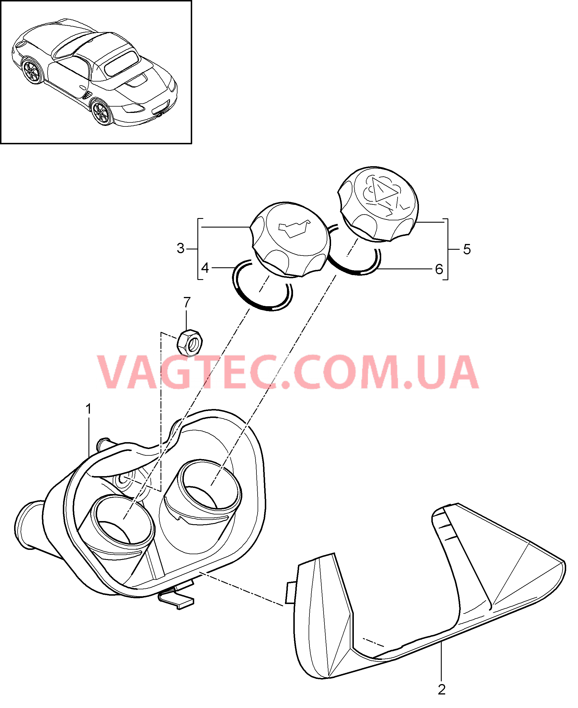 105-022 Водяное охлаждение 4, SERVICESCHALE
						
						MA1.20, MA1.21 для PORSCHE Boxster 2009-2012