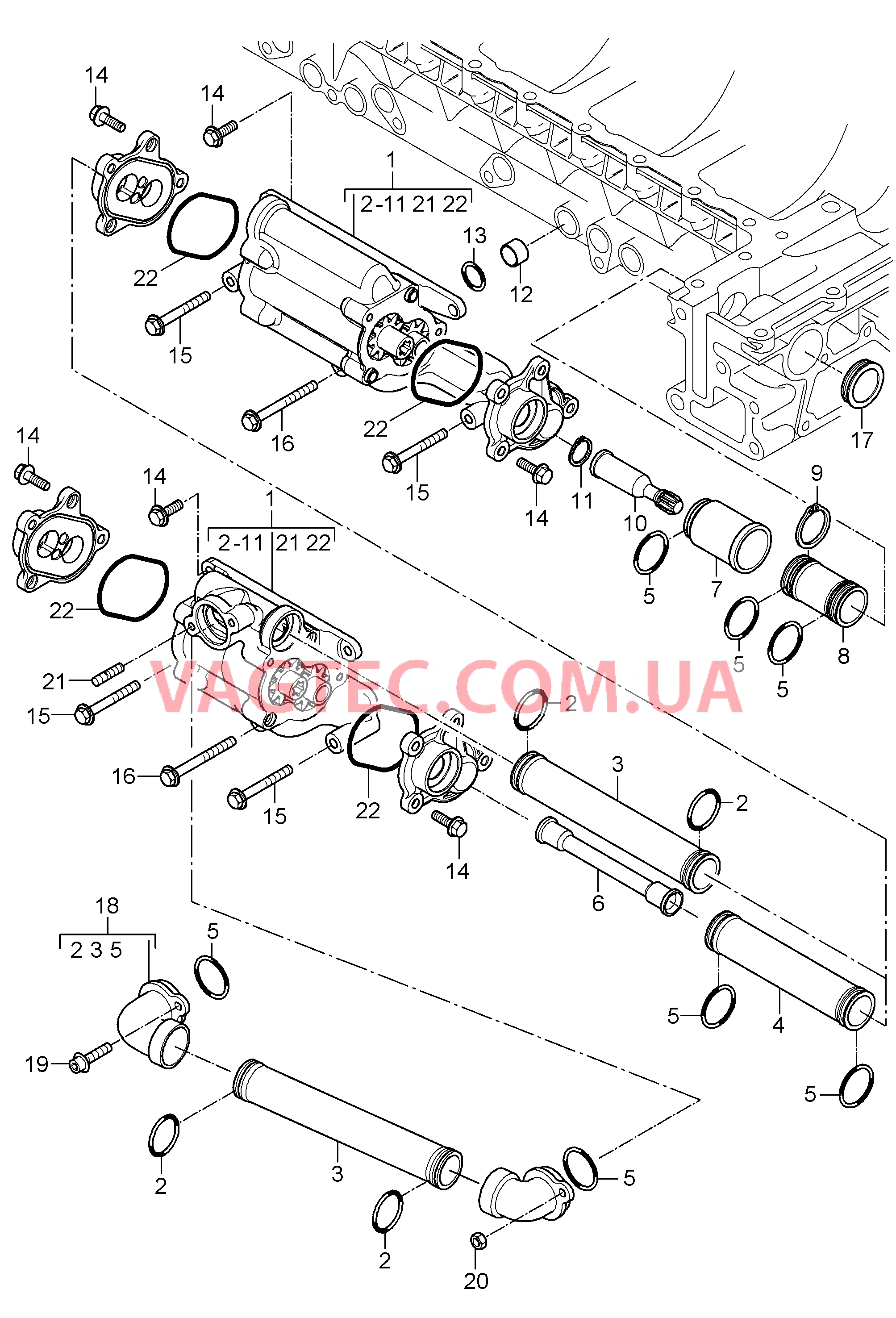 104-000 Масляный насос, Привод, Сливная трубка
						
						M80.01 для PORSCHE CarreraGT 2004-2006-USA