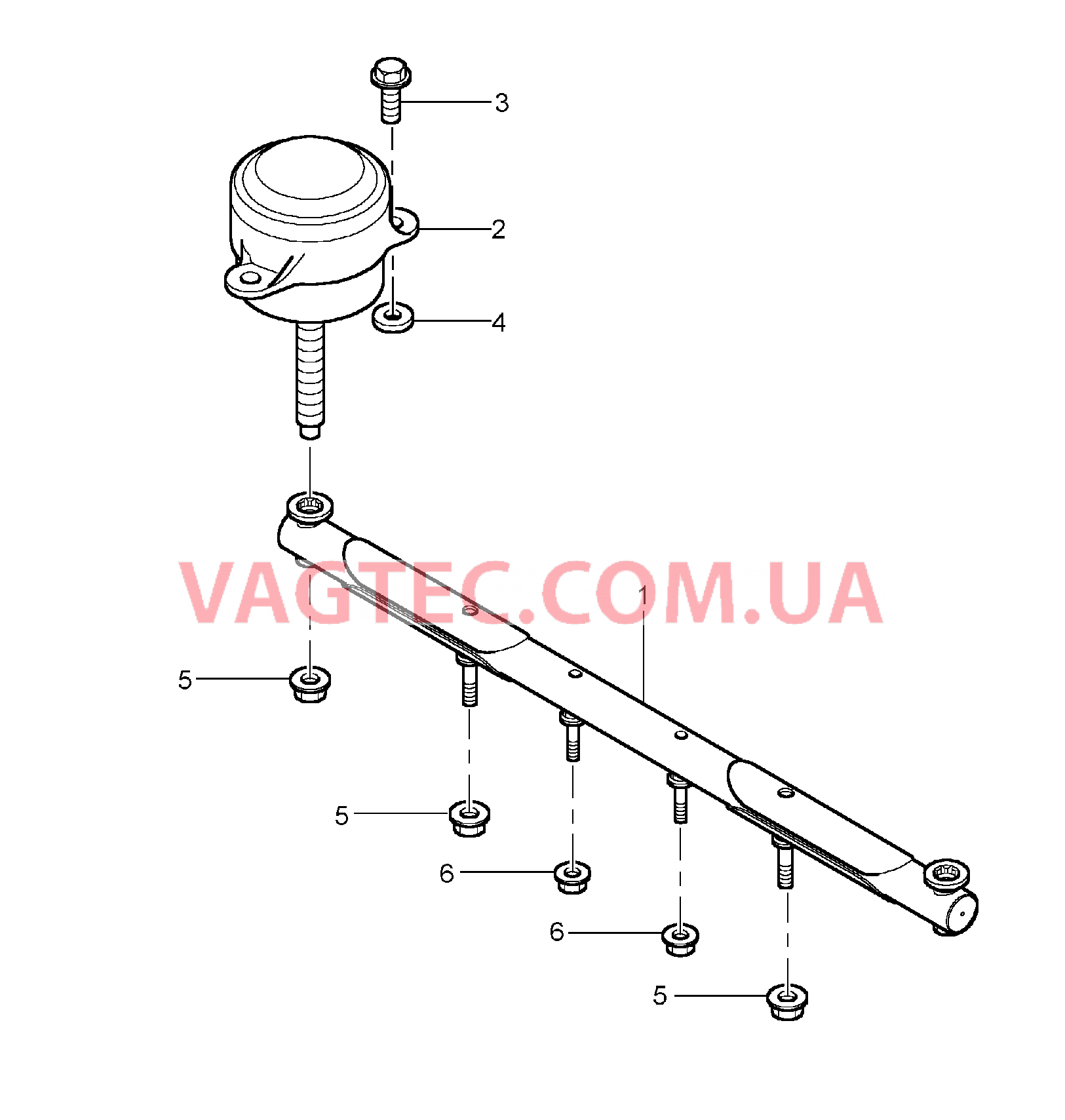 306-000 Подвеска коробки передач
						
						G80.01 для PORSCHE CarreraGT 2004-2006