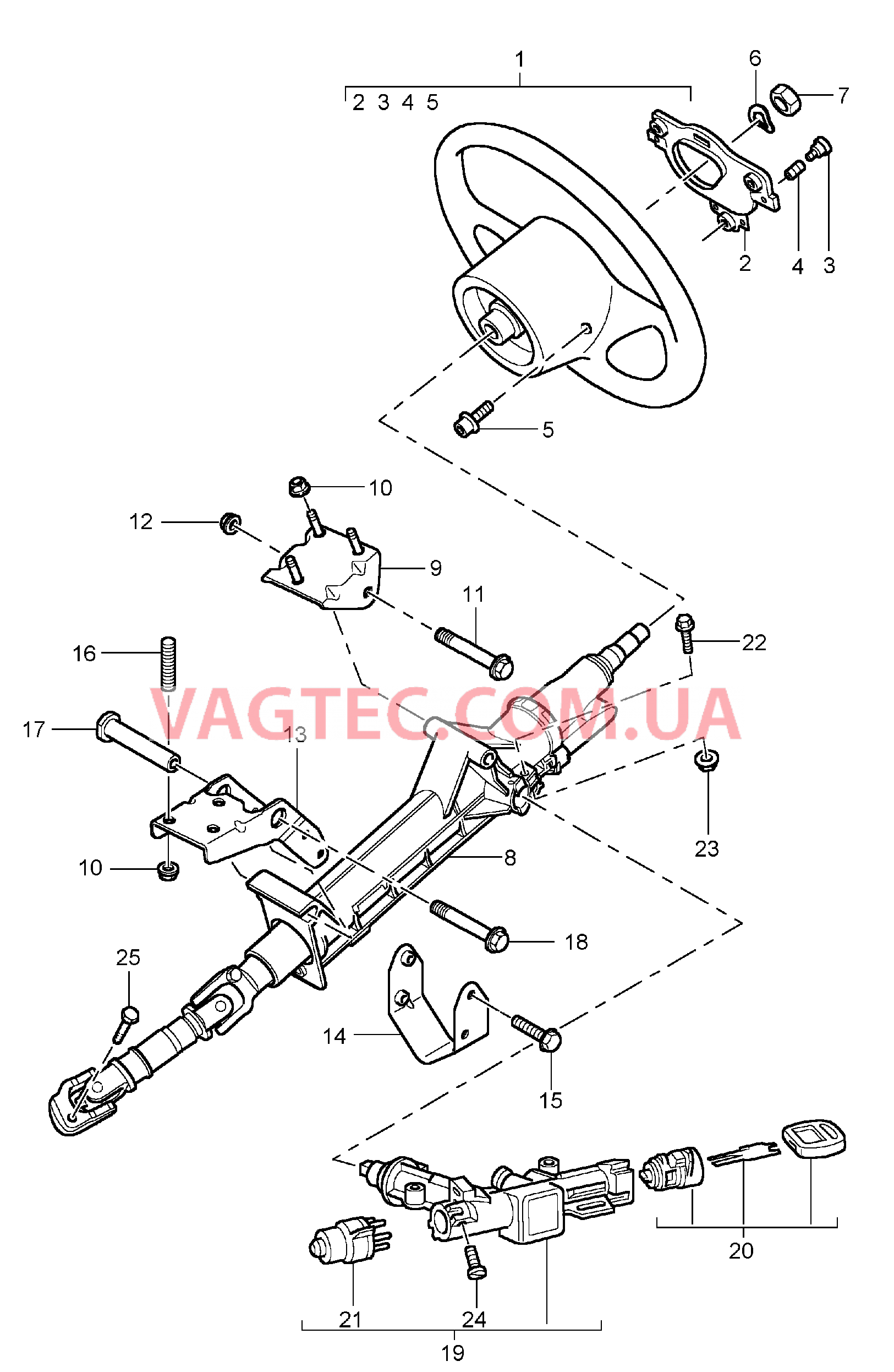 403-005 Рулевые колеса, Рулевая колонка, Рулевой вал для PORSCHE CarreraGT 2004-2006