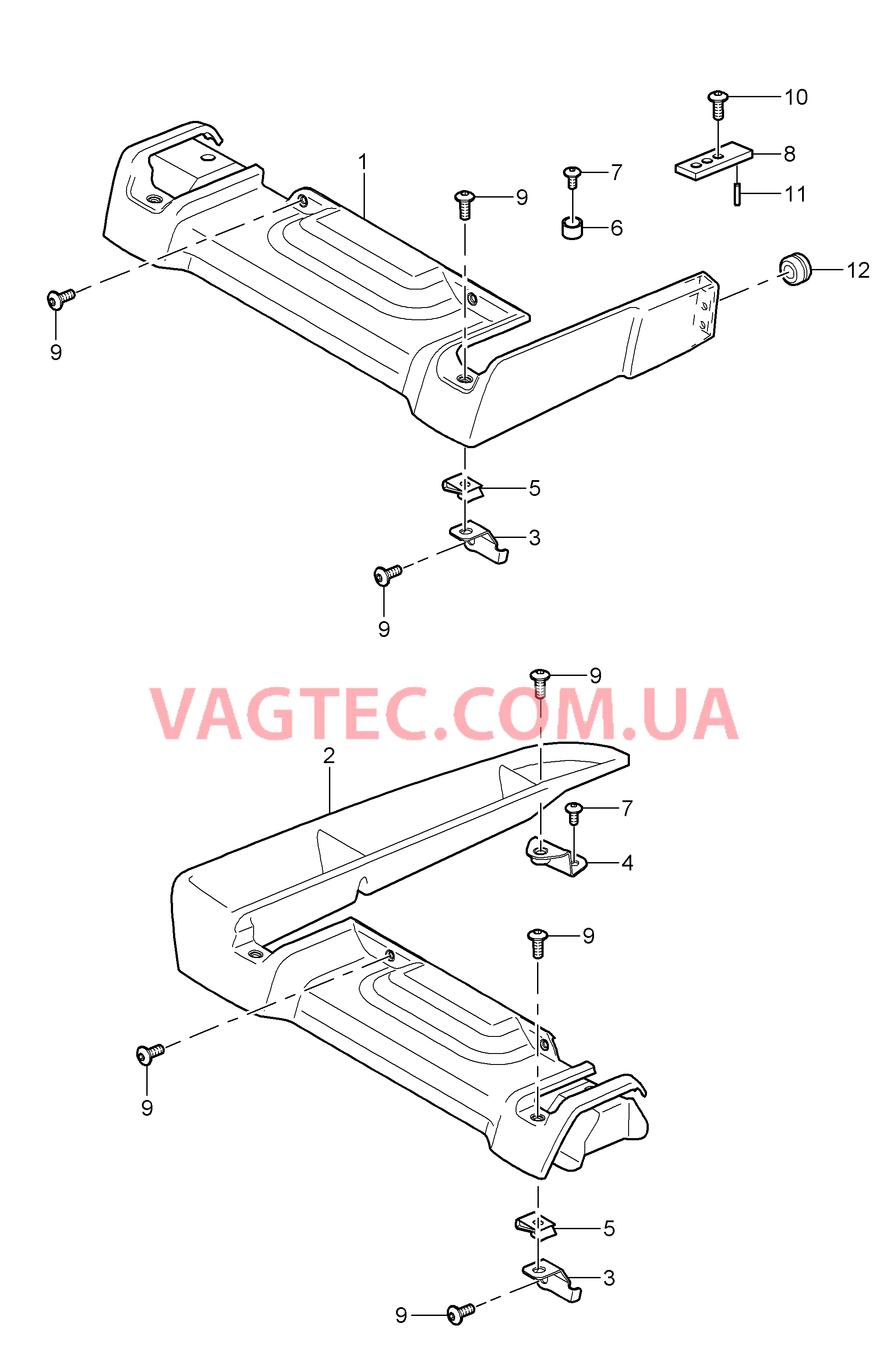 817-005 CARRERA GT, Ковшеобразное сиденье, Крепежные элементы для PORSCHE CarreraGT 2004-2006