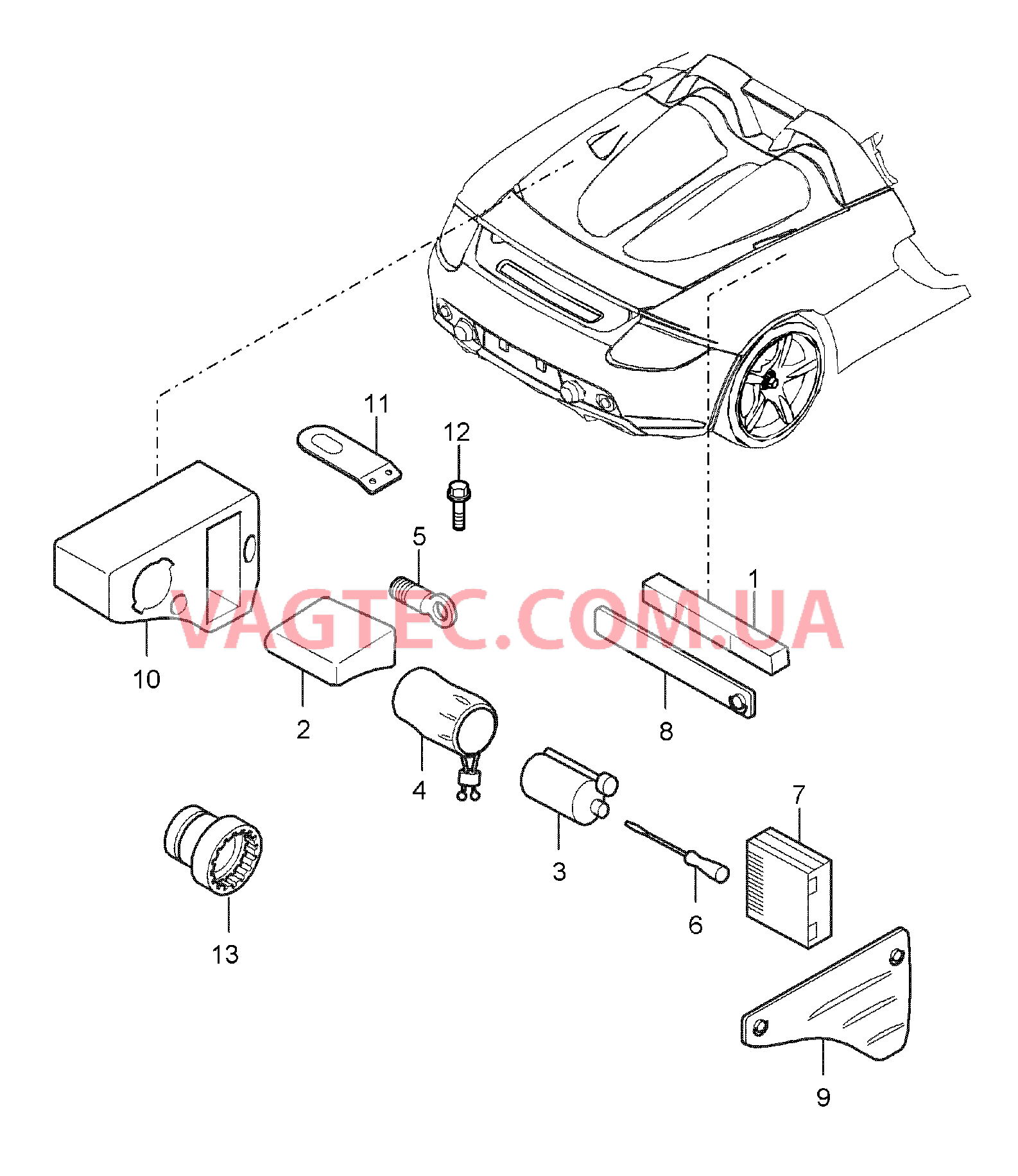 001-000 Инструмент для PORSCHE CarreraGT 2004-2006-USA