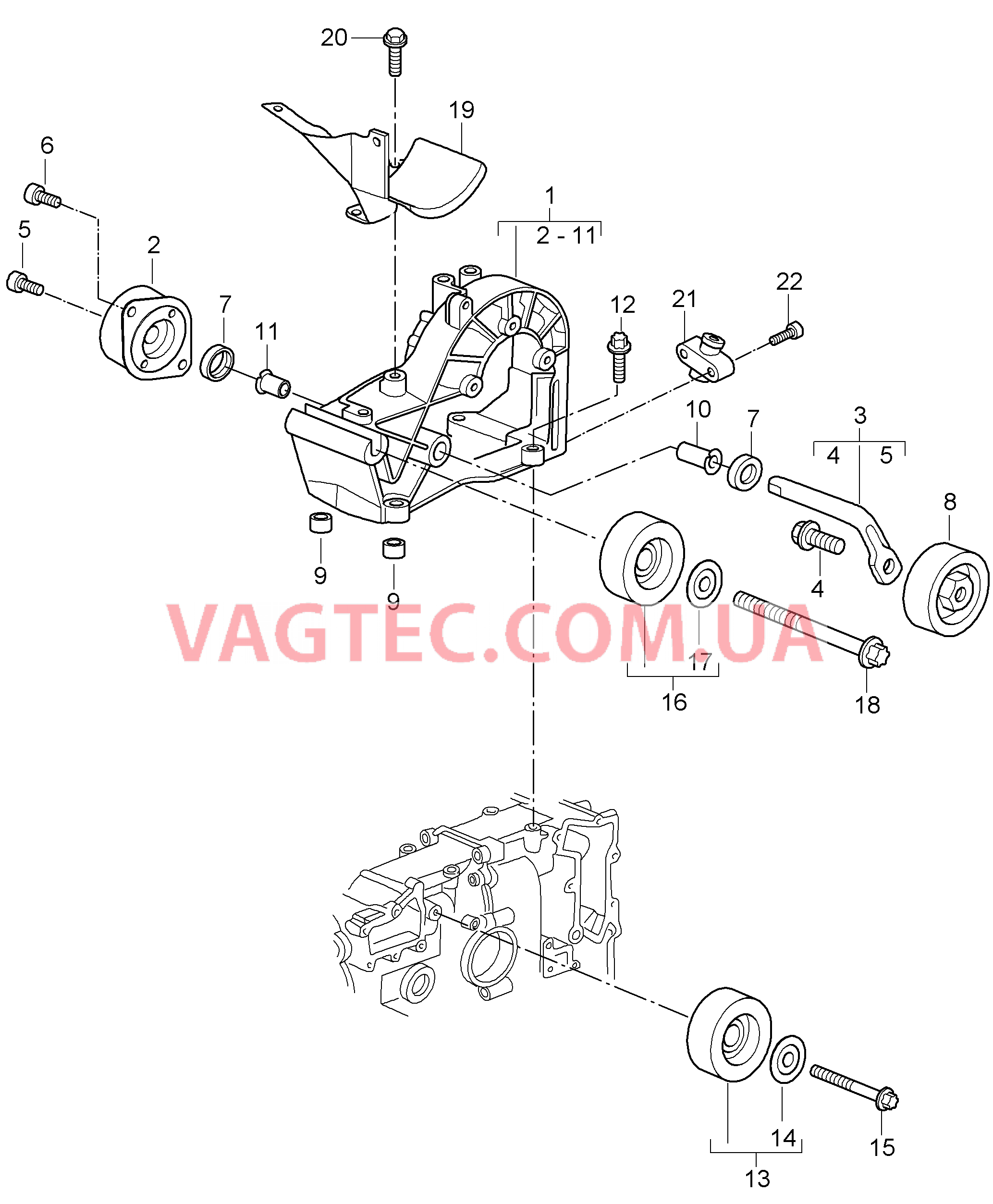 101-010 Натяжитель ремня, Ременный привод
						
						M97.20/21 для PORSCHE Cayman 2006-2008USA