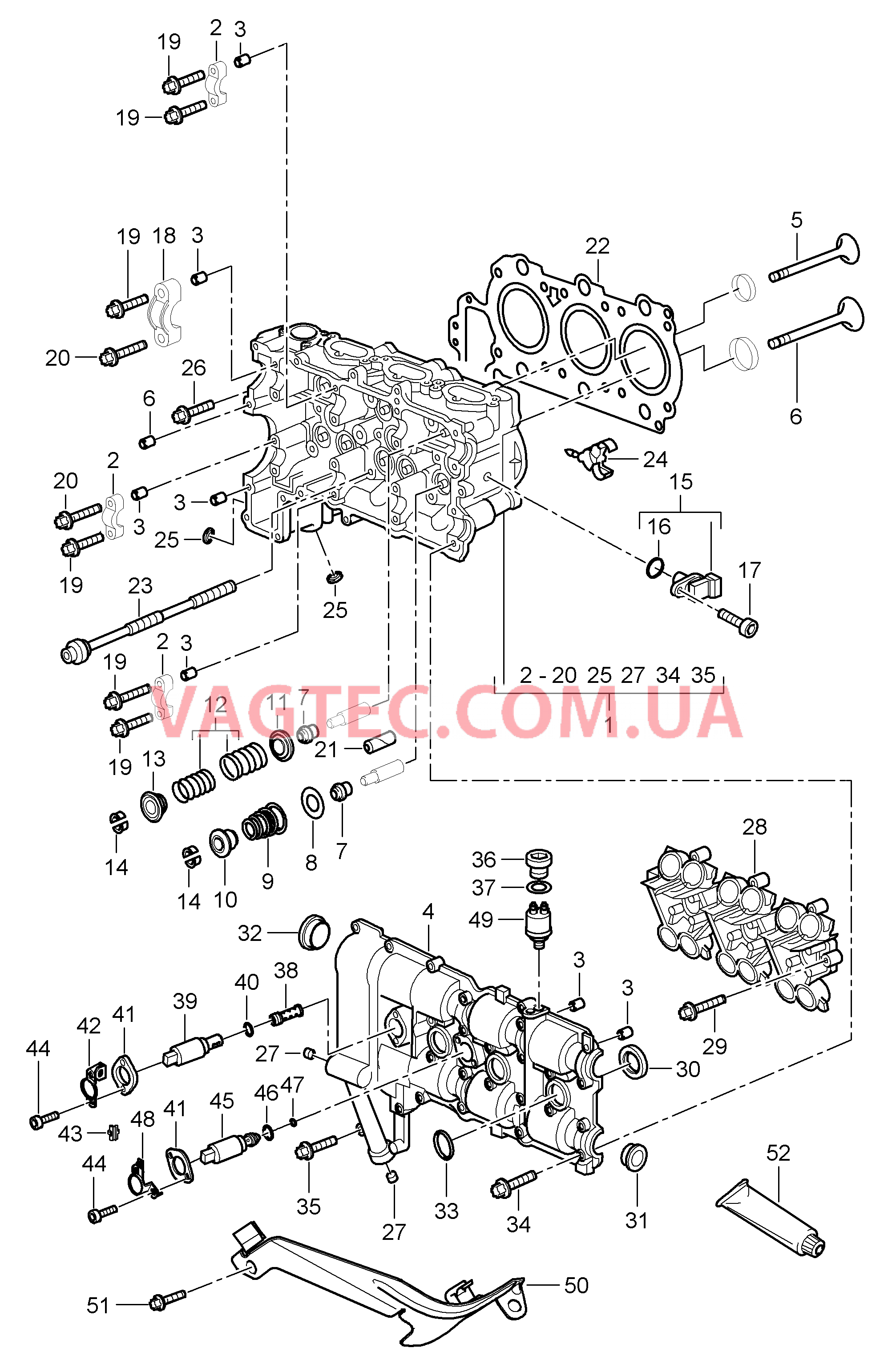 103-000 Гбц
						
						M97.20/21 для PORSCHE Cayman 2006-2008USA