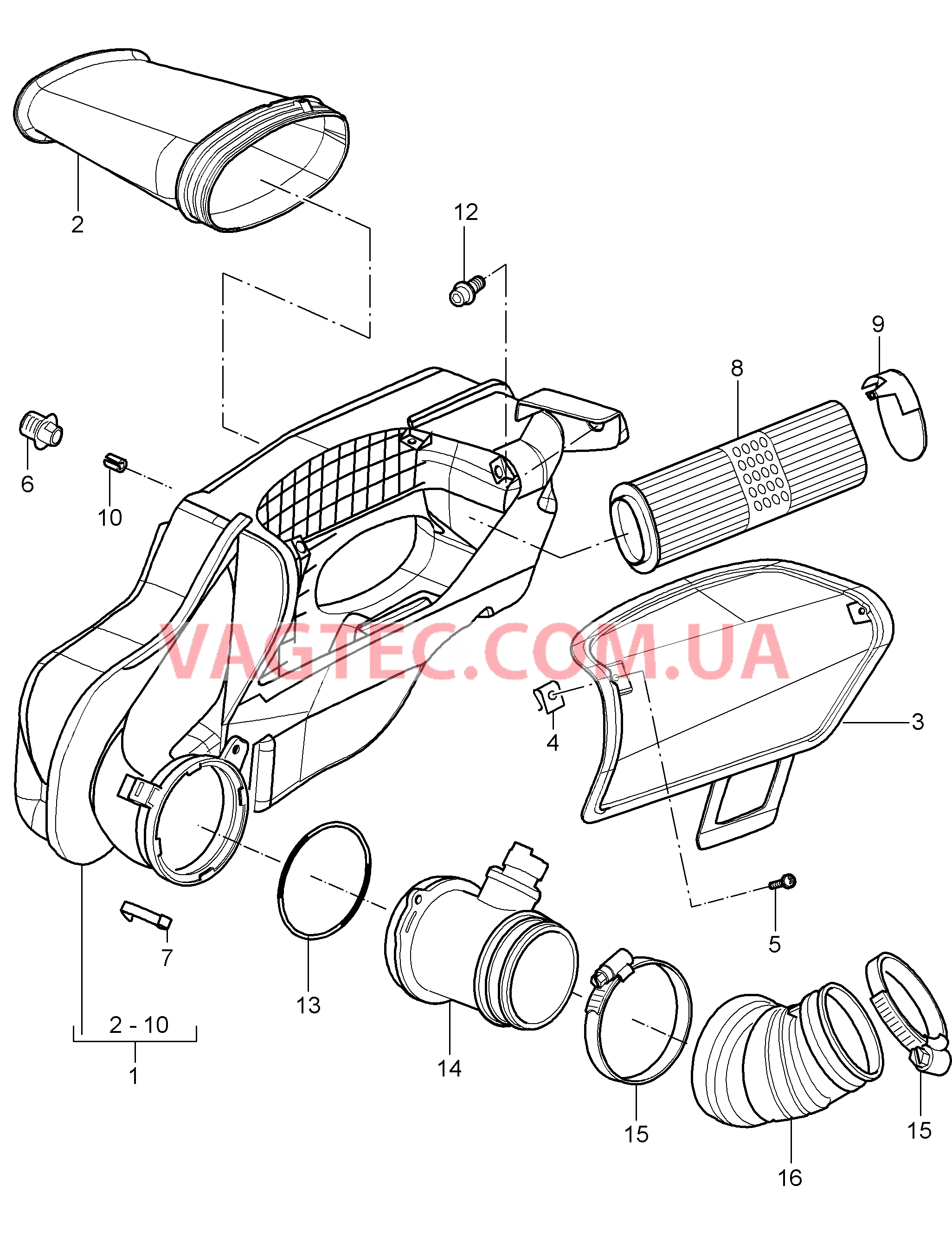 106-000 Воздушный фильтр
						
						M97.20/21 для PORSCHE Cayman 2006-2008