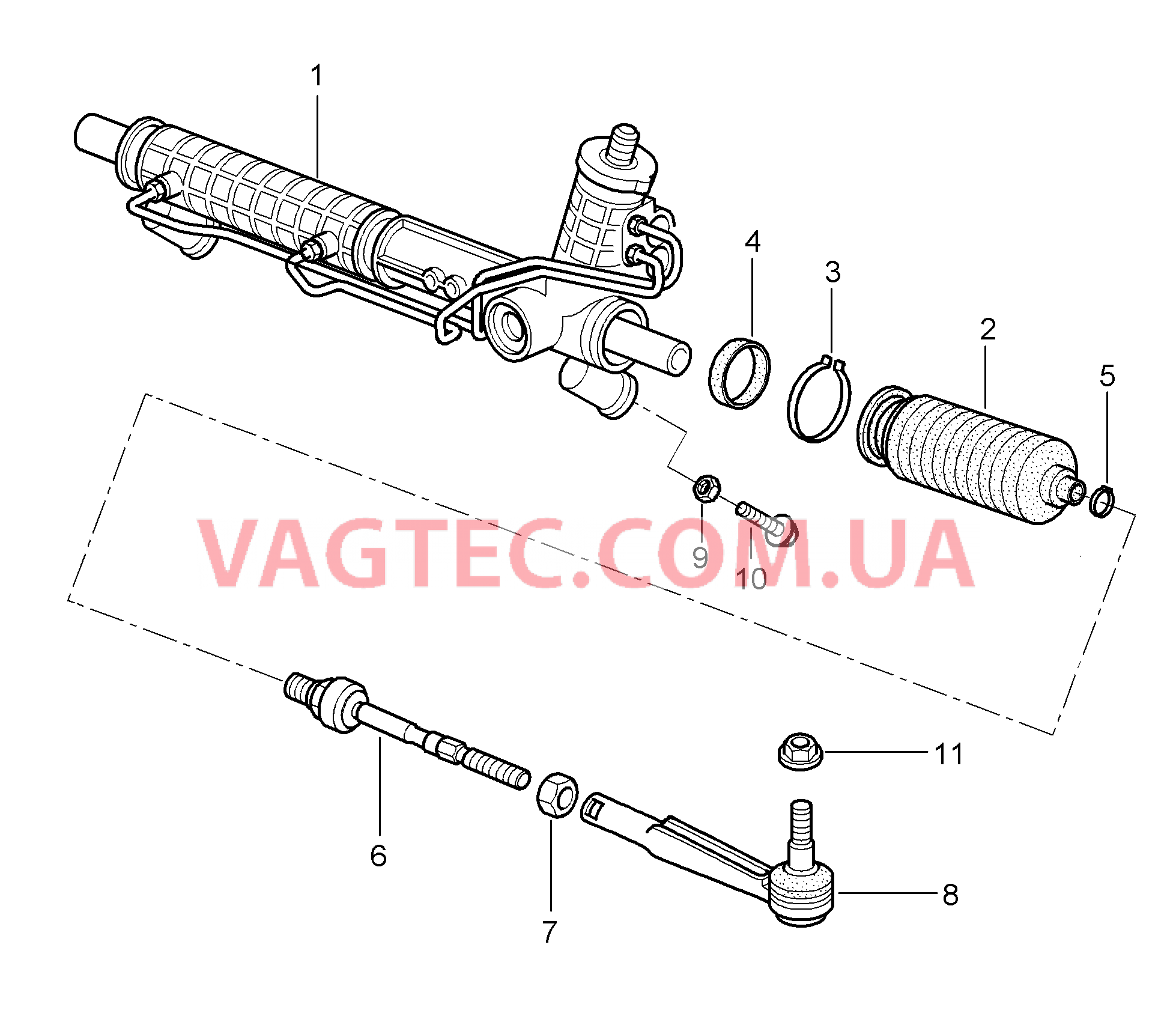 403-000 Рул.управ.с усилителем, Рулевой механизм, Элементы управления для PORSCHE Cayman 2006-2008USA