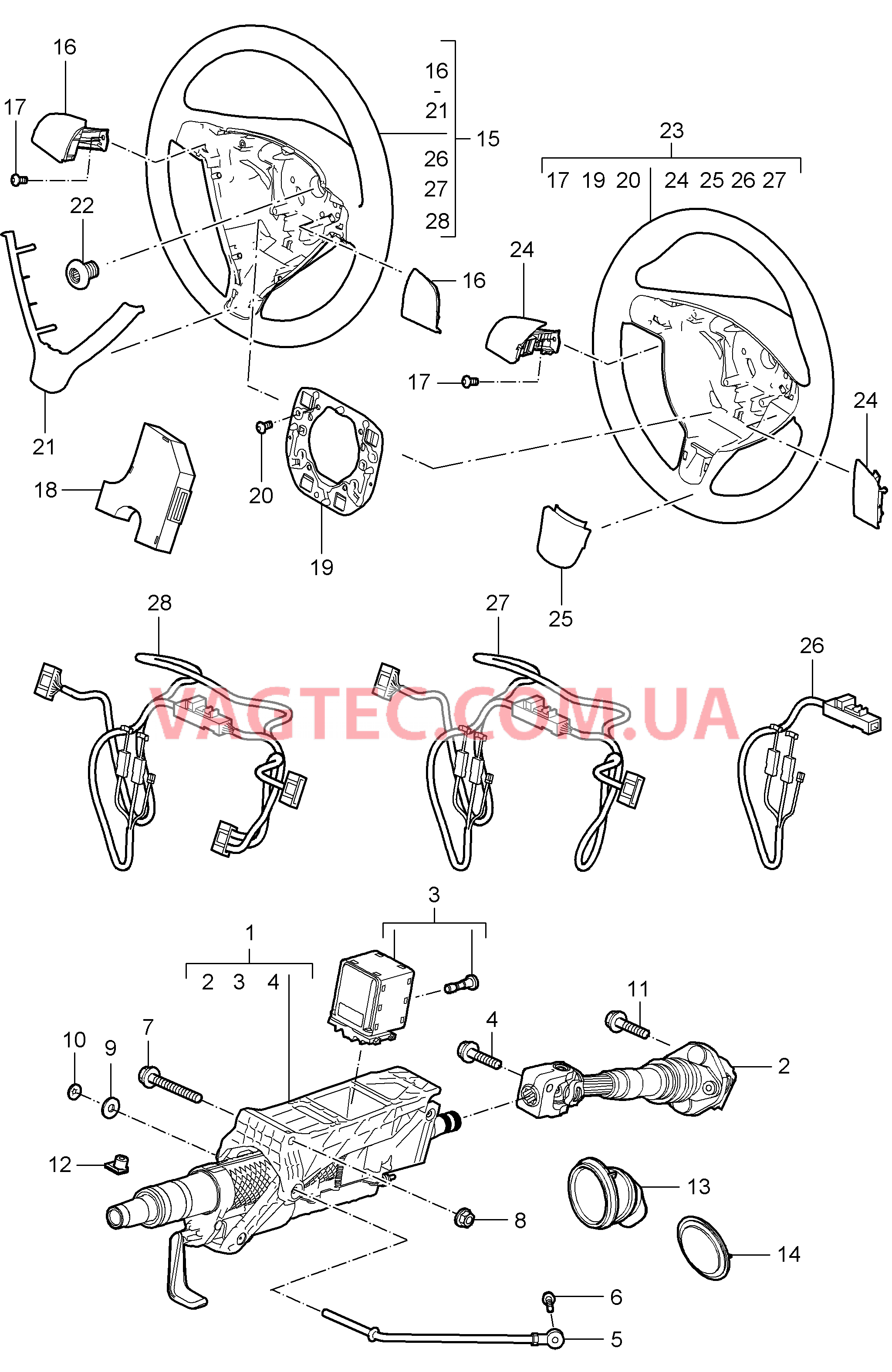 403-005 Защитная трубка рулевого вала, Рулевой вал, Рулевые колеса для PORSCHE Cayman 2006-2008USA