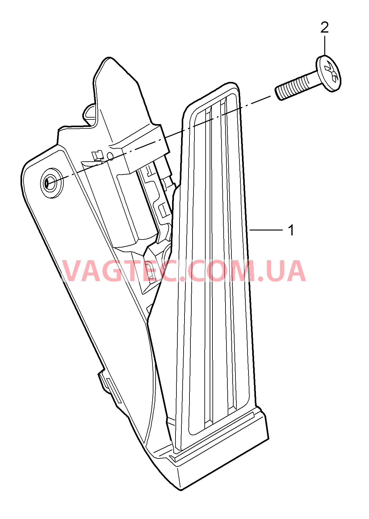 702-010 Педальный механизм, Привод акселератора для PORSCHE Cayman 2006-2008