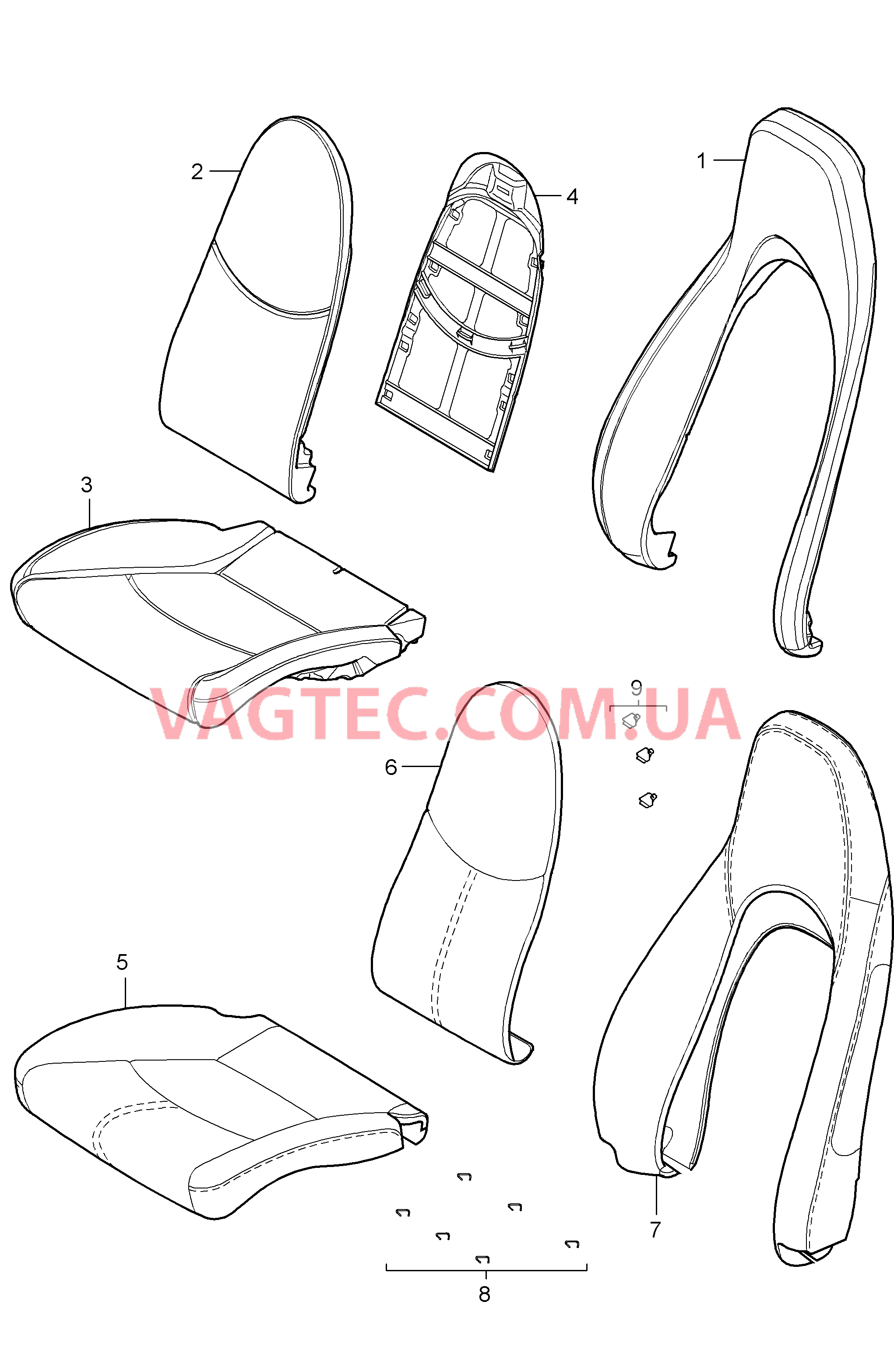 817-002 Пенопласт.комп., Покрытие, Серийное сиденье, Сиденье KOMFORT
						
						CAYMAN S/, CAYMAN для PORSCHE Cayman 2006-2008