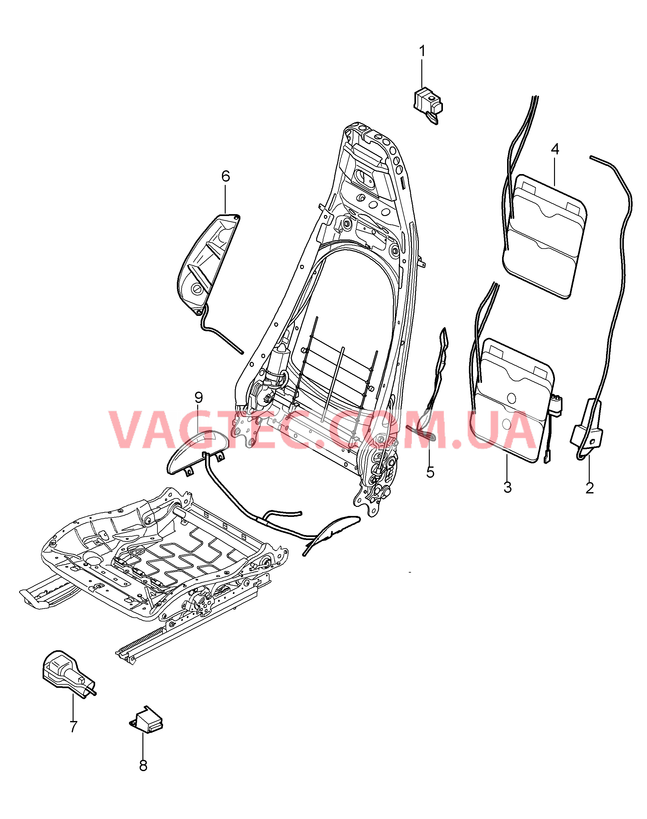 817-022 Поясничный подпор, Спортивное сиденье
						
						CAYMAN S/, CAYMAN для PORSCHE Cayman 2006-2008