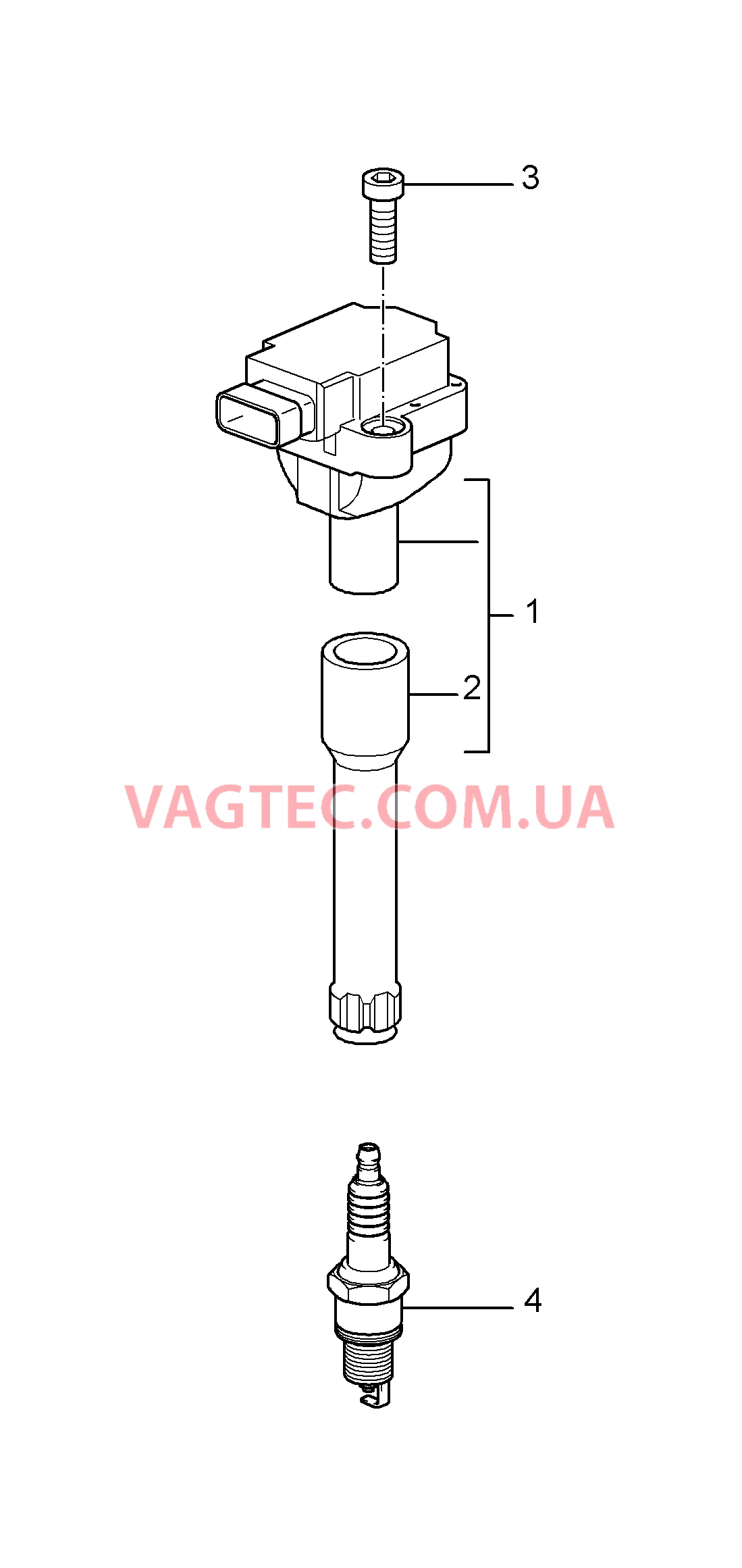 901-000 Система зажигания для PORSCHE Cayman 2006-2008