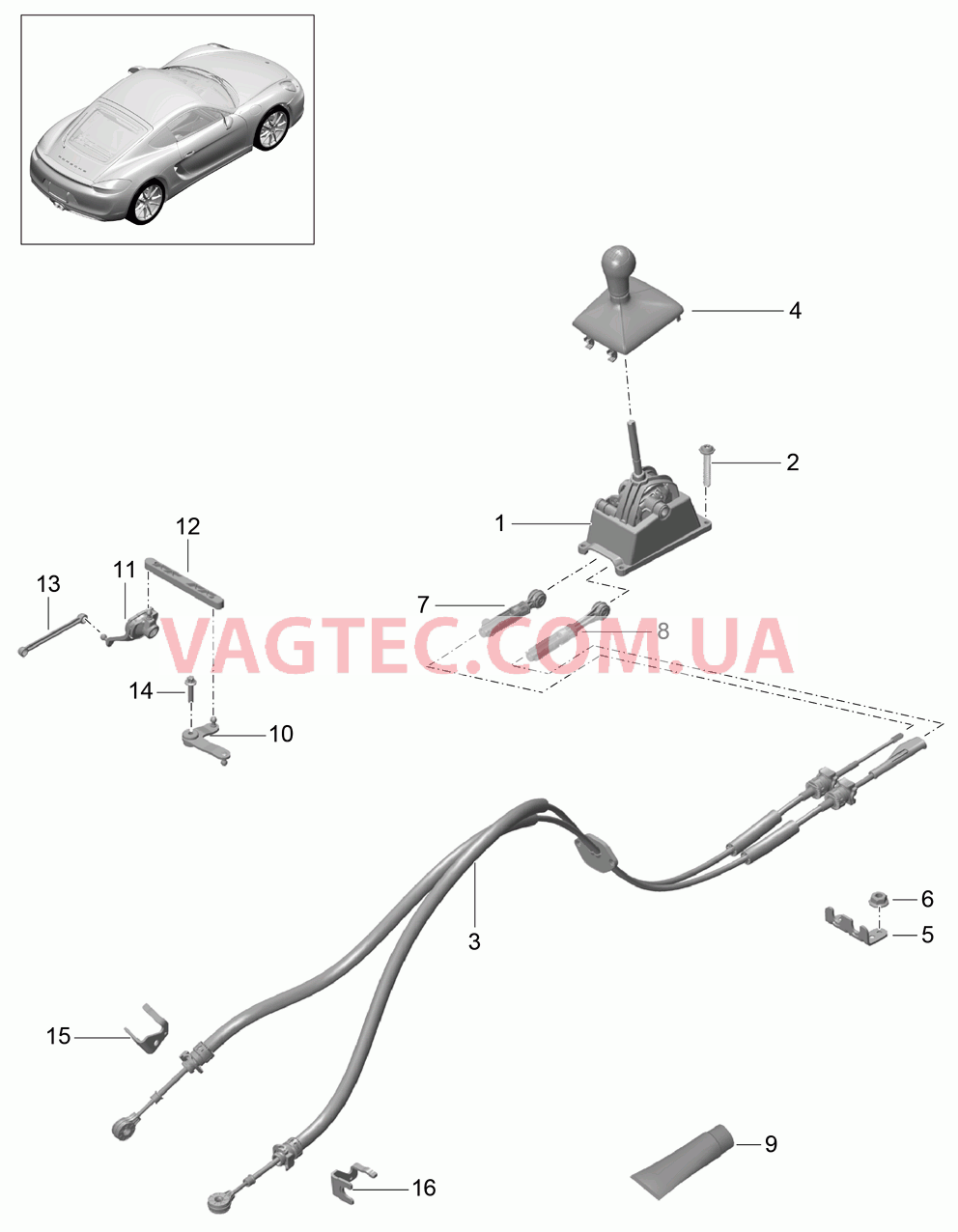 701-000 Механизм перекл.передач, Мкпп
						
						I480 для PORSCHE Cayman 2014-2016