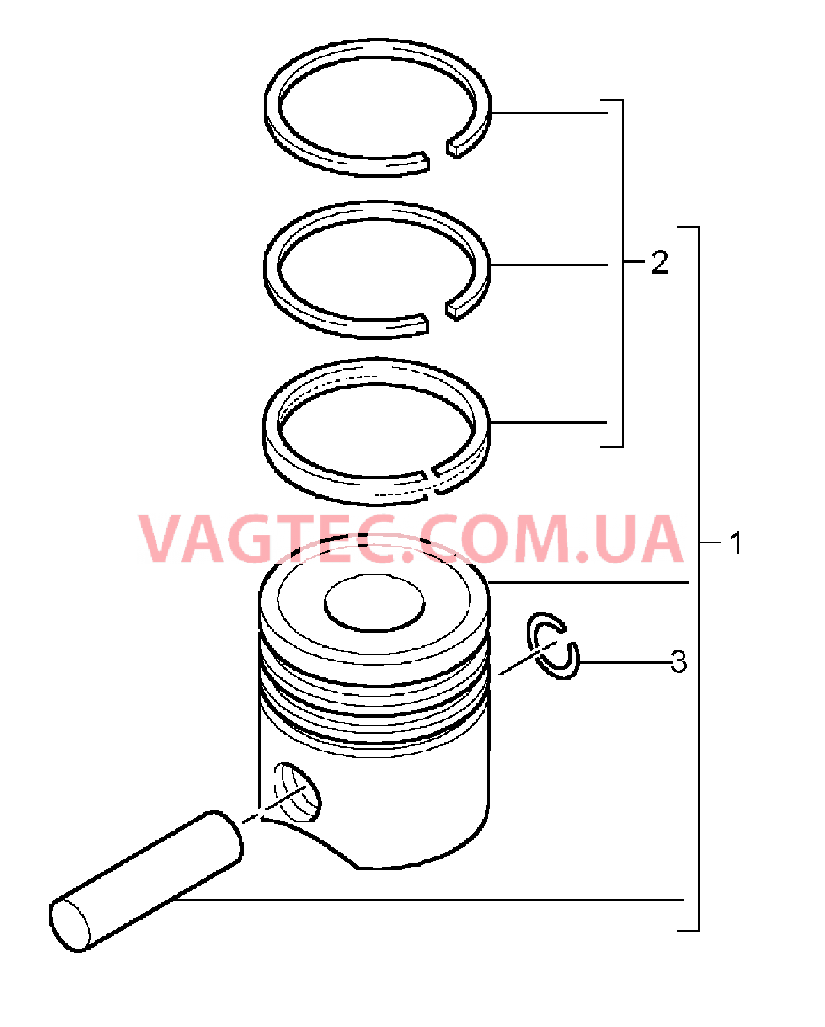 102-006 Поршень, Поршневые кольца
						
						M02.2Y для PORSCHE Cayenne 2003-2006