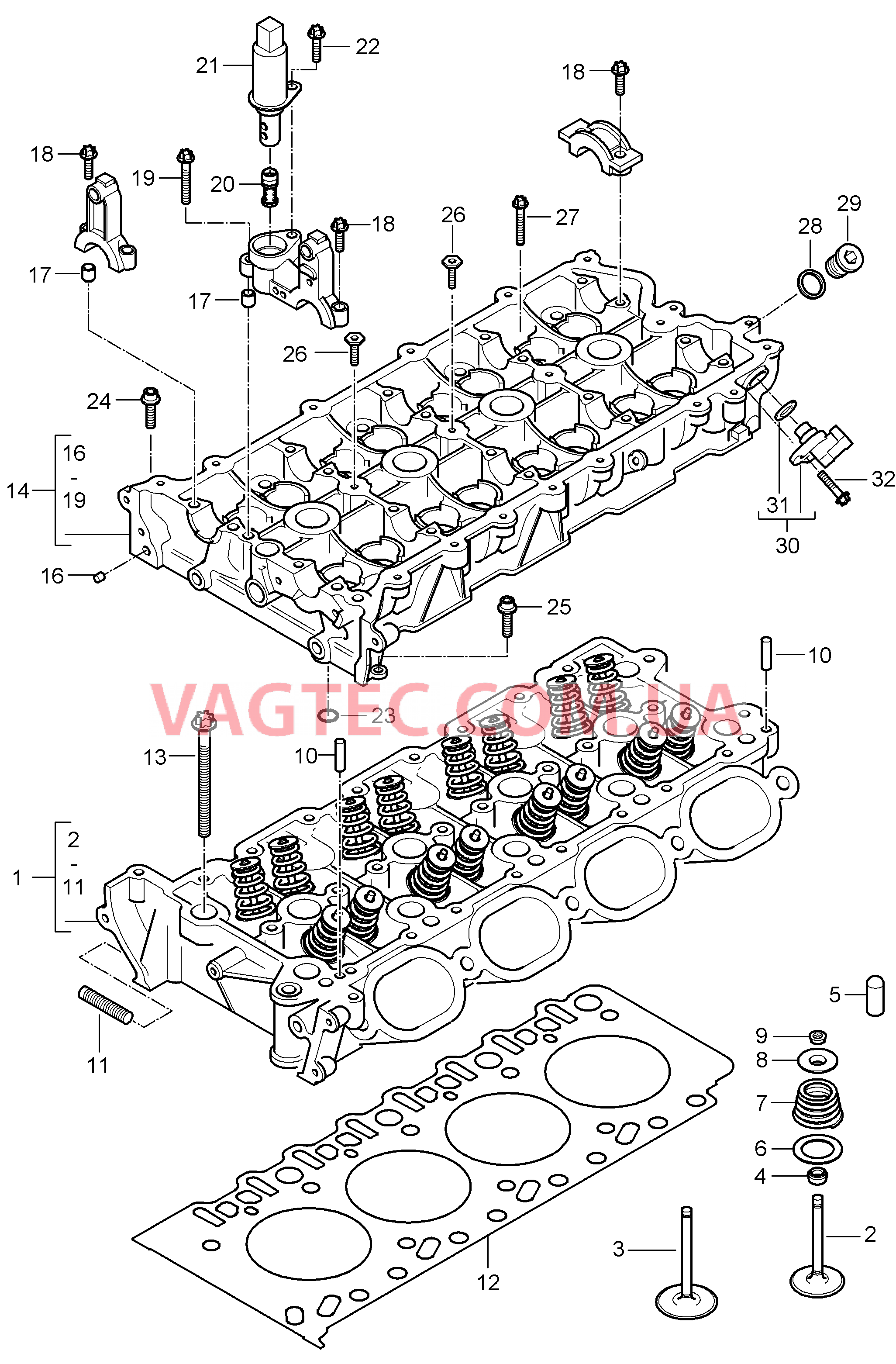 103-000 Гбц, Корпус распредвалов
						
						M48.00/50 для PORSCHE Cayenne 2003-2006USA