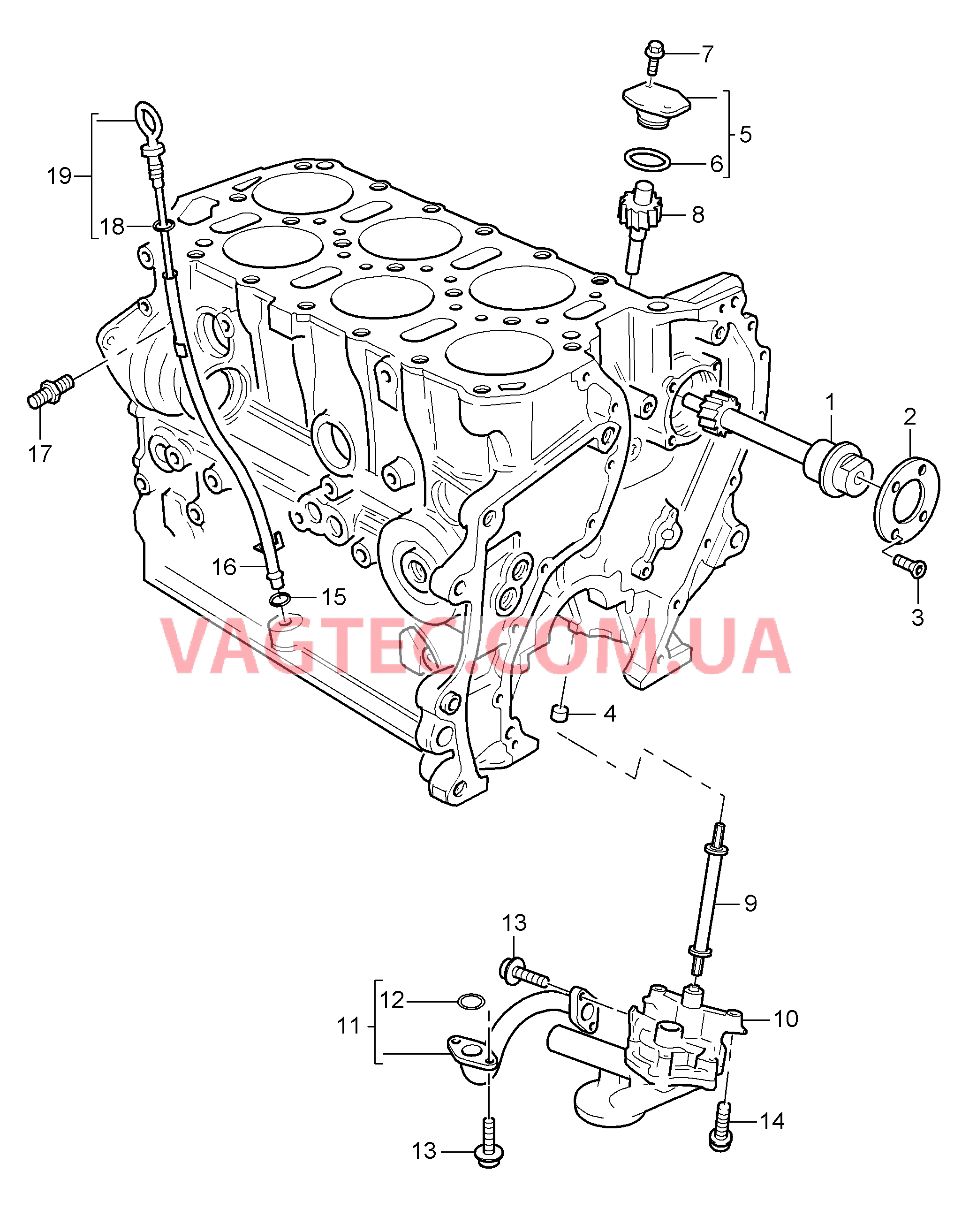 104-002 Масляный насос, Маслоизмерительный щуп
						
						M02.2Y для PORSCHE Cayenne 2003-2006USA