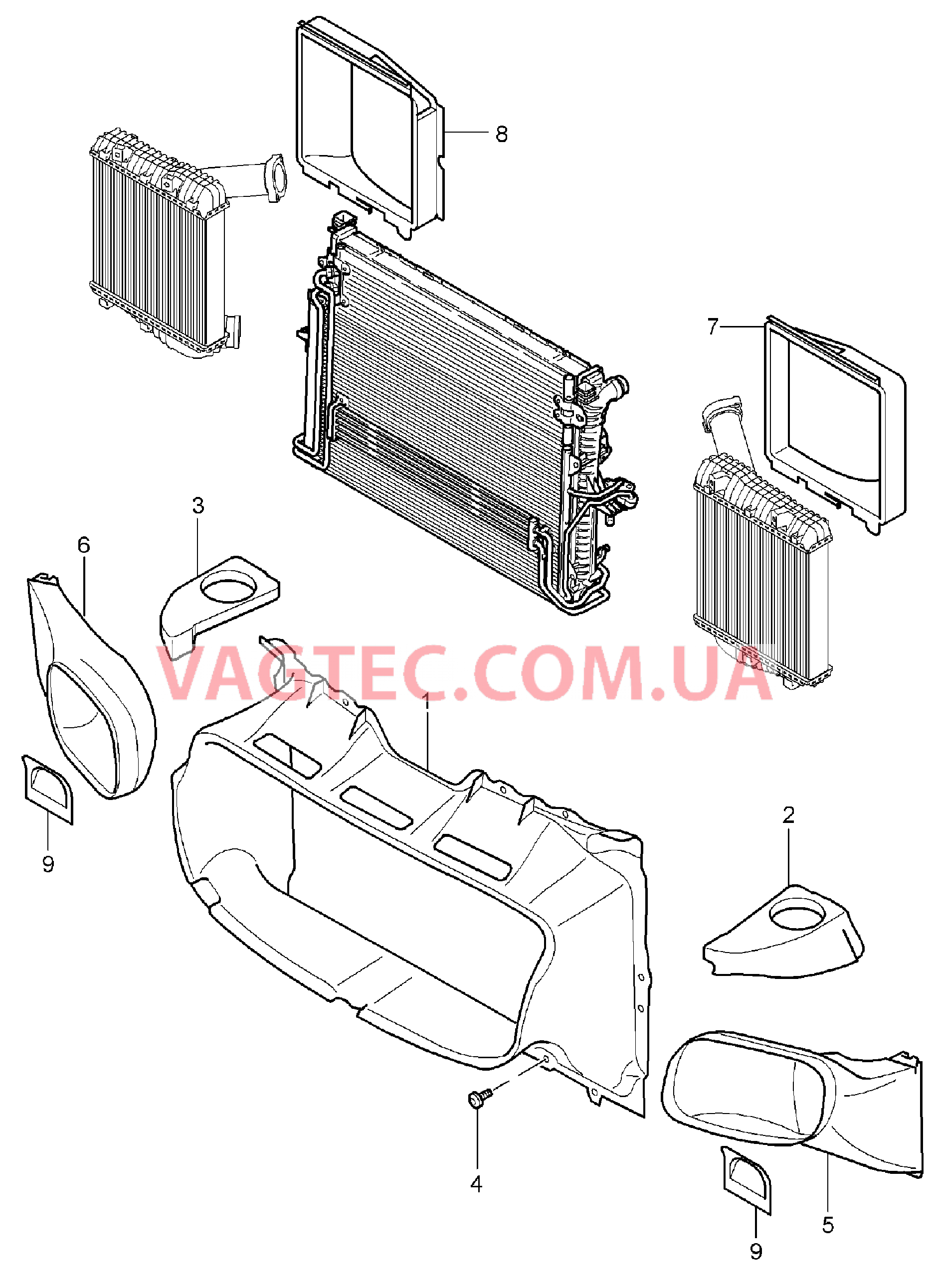 105-035 Направляющ.охлаждающ.воздуха
						
						ID9L для PORSCHE Cayenne 2003-2006USA