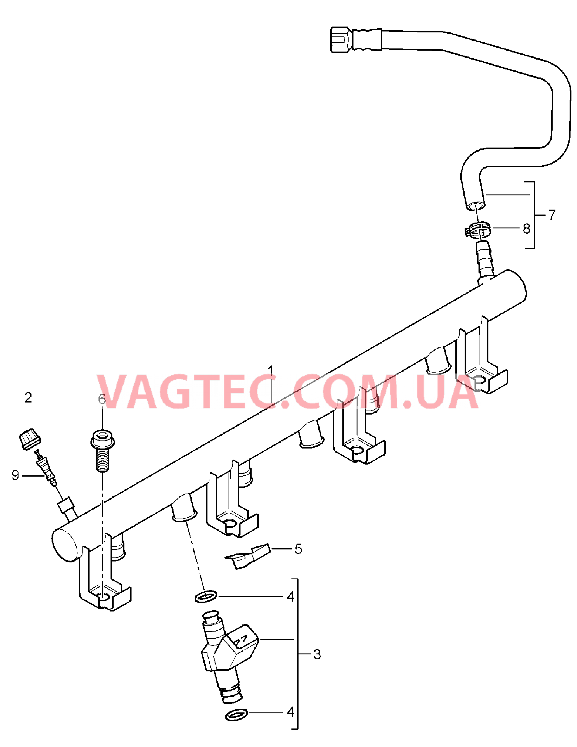 107-006 Топливная магистраль
						
						M02.2Y для PORSCHE Cayenne 2003-2006