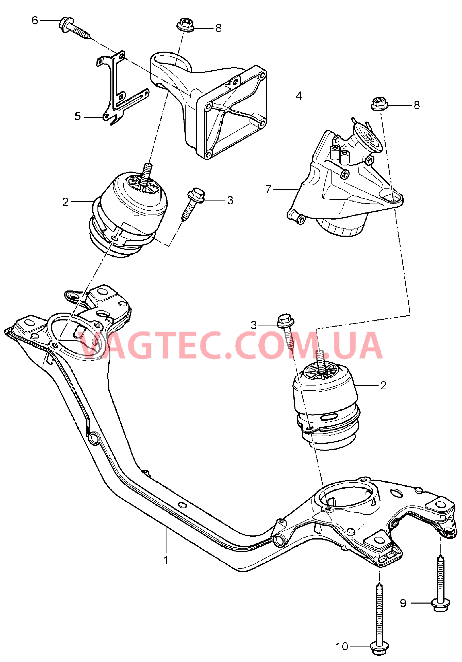 109-010 Подвеска двигателя, нижний
						
						M02.2Y для PORSCHE Cayenne 2003-2006USA