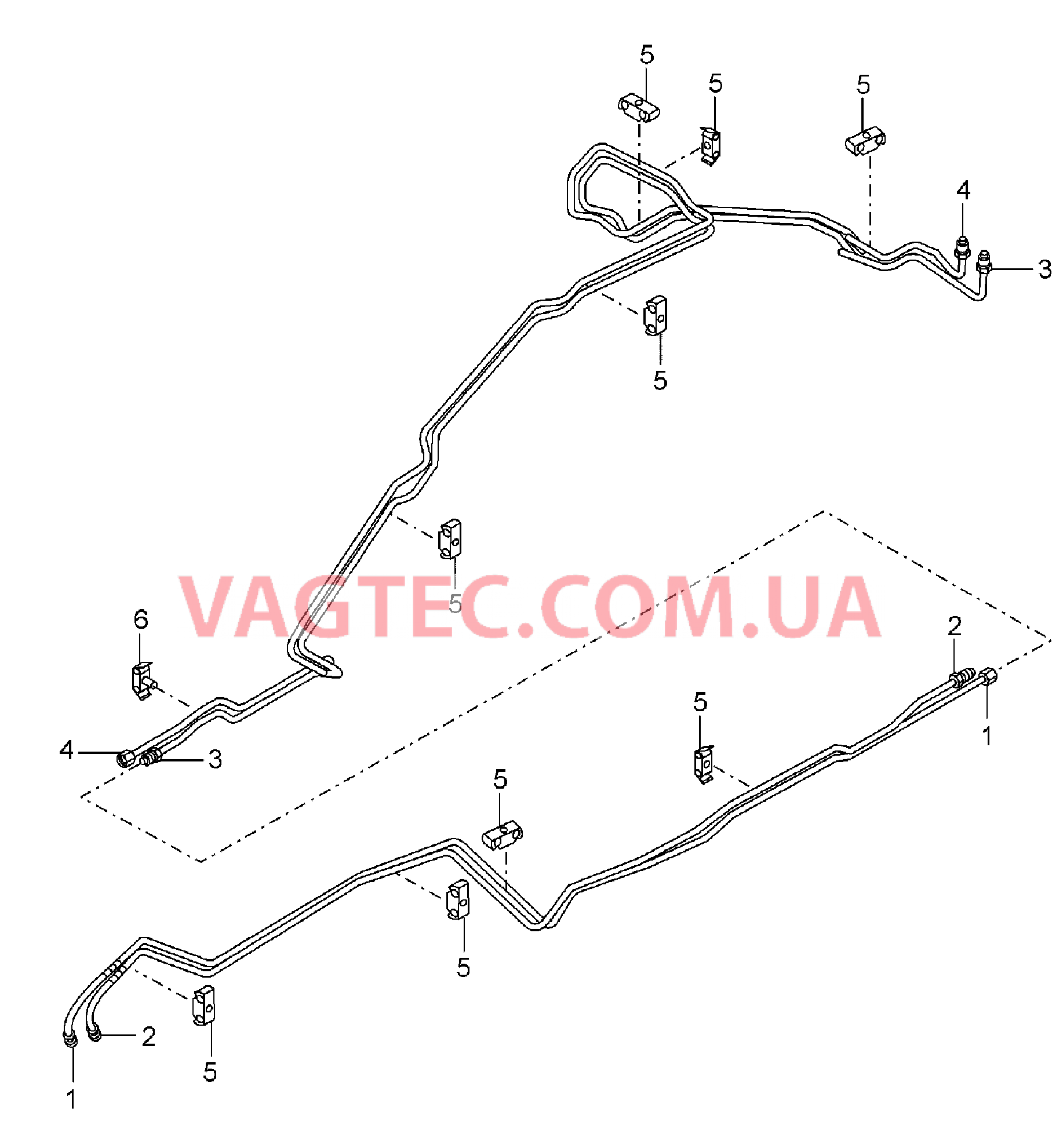 402-007 Трубка гидравл.системы, Днище кузова, Стабилизатор, с возможн.разъединения
						
						I0AG для PORSCHE Cayenne 2003-2006