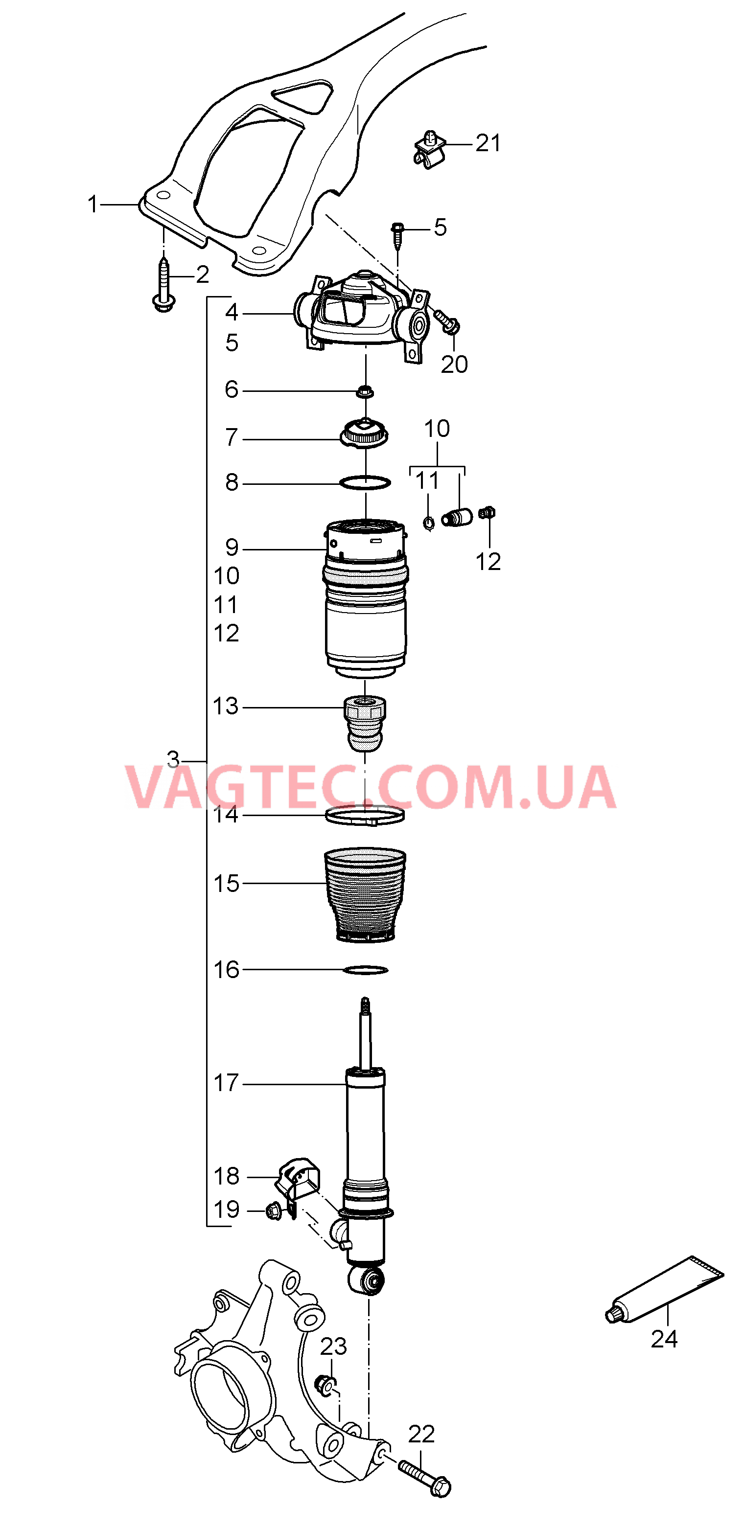 502-001 Пружина, Поперечина, Амортизационная стойка
						
						I1BK для PORSCHE Cayenne 2003-2006