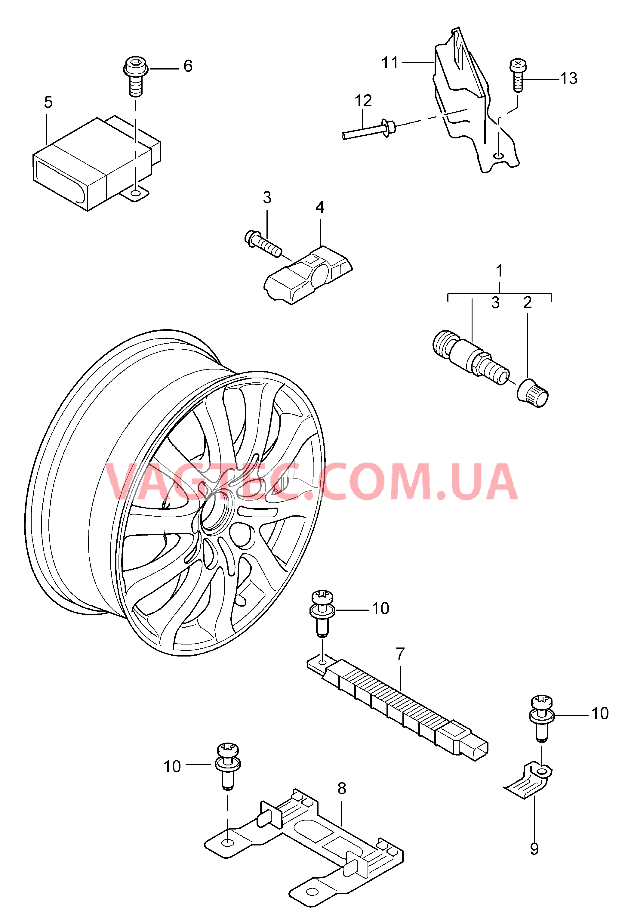 601-005 Сис.контр.дав.возд.в шин.
						
						I7K3/7K4 для PORSCHE Cayenne 2003-2006