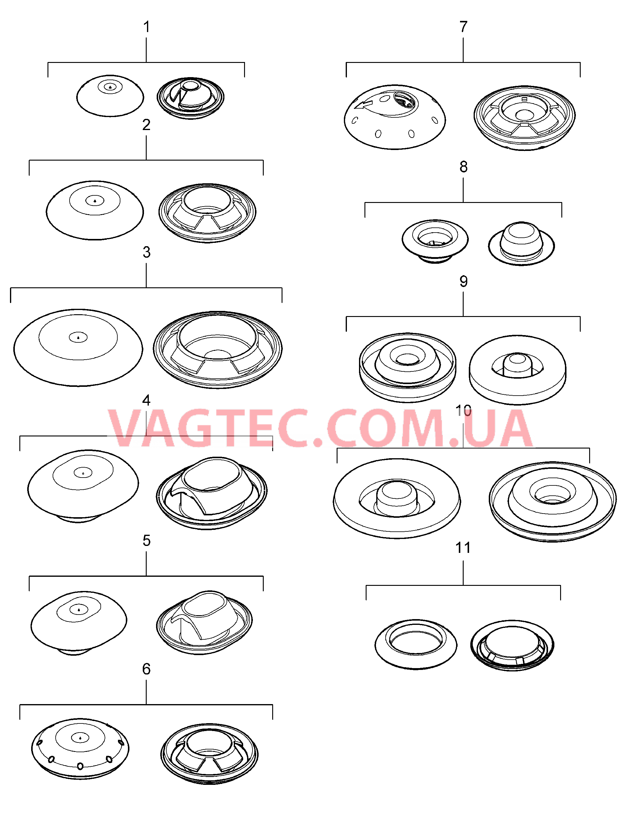 801-002 Пробка, см. руководство по рем. для PORSCHE Cayenne 2003-2006USA