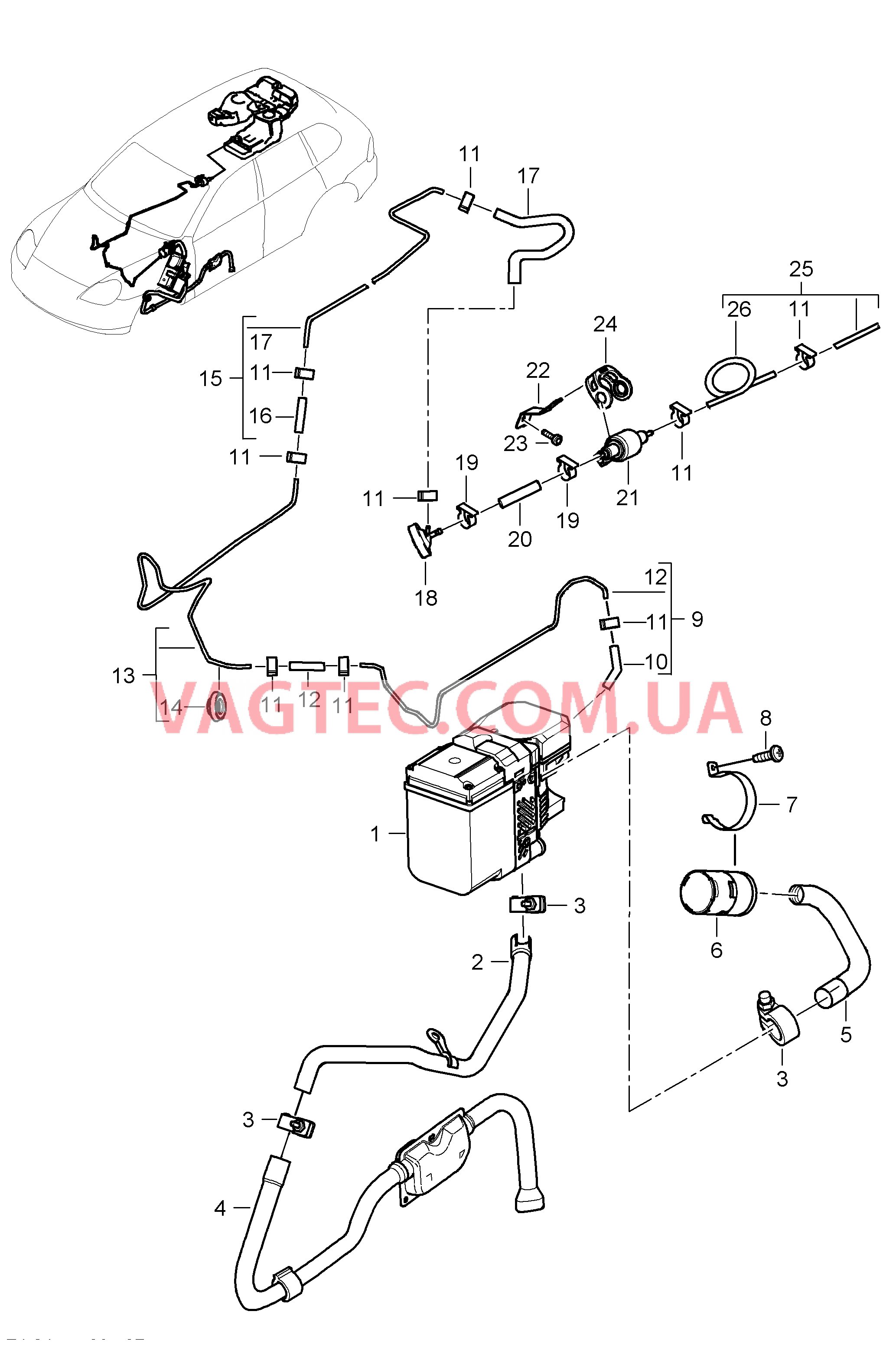 813-082 Дополнительный отопитель, действительно с:, F 9P6LA 01563>>, F 9P6LA 41357>>, F 9P6LA 80631>>
						
						I7VE/7VL для PORSCHE Cayenne 2003-2006