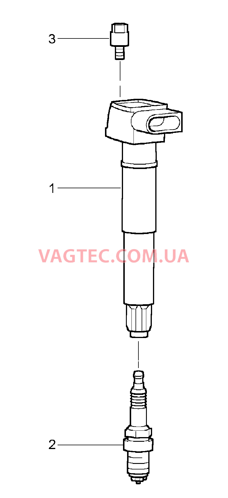 901-000 Система зажигания для PORSCHE Cayenne 2003-2006