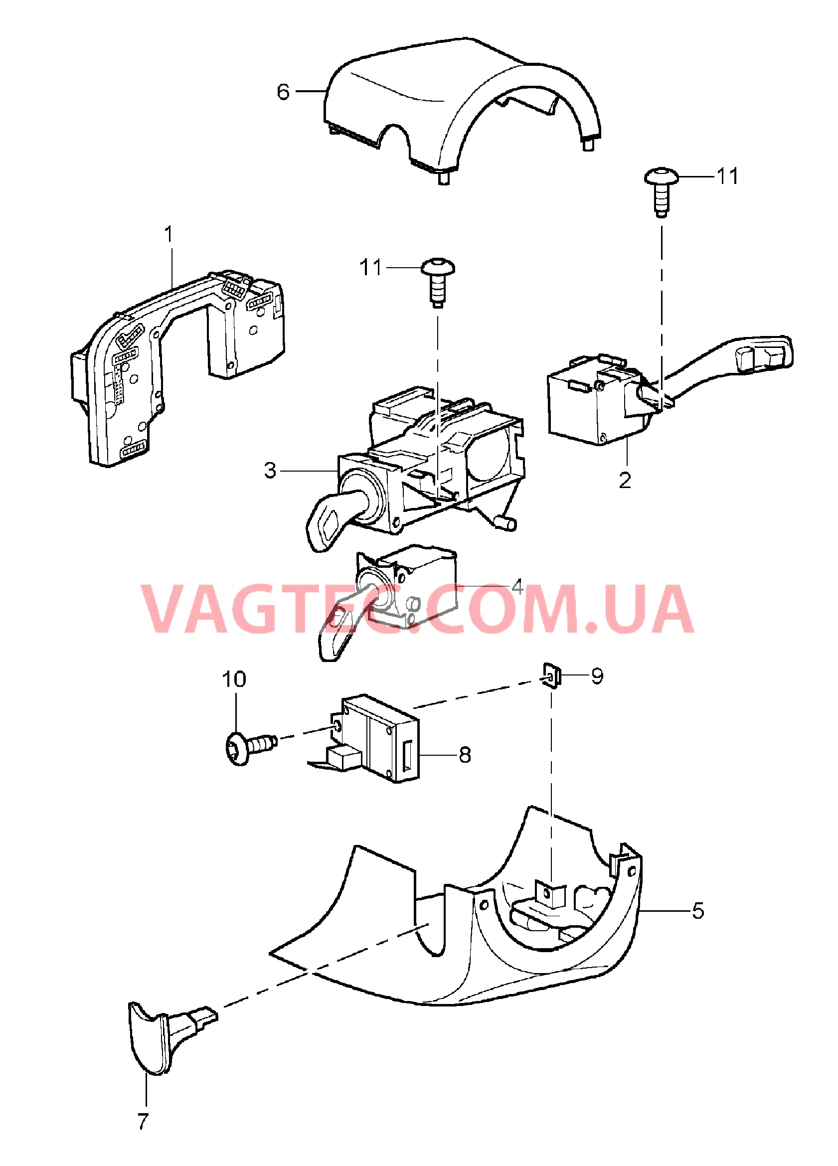 903-010 Подрулевой рычаг для PORSCHE Cayenne 2003-2006USA