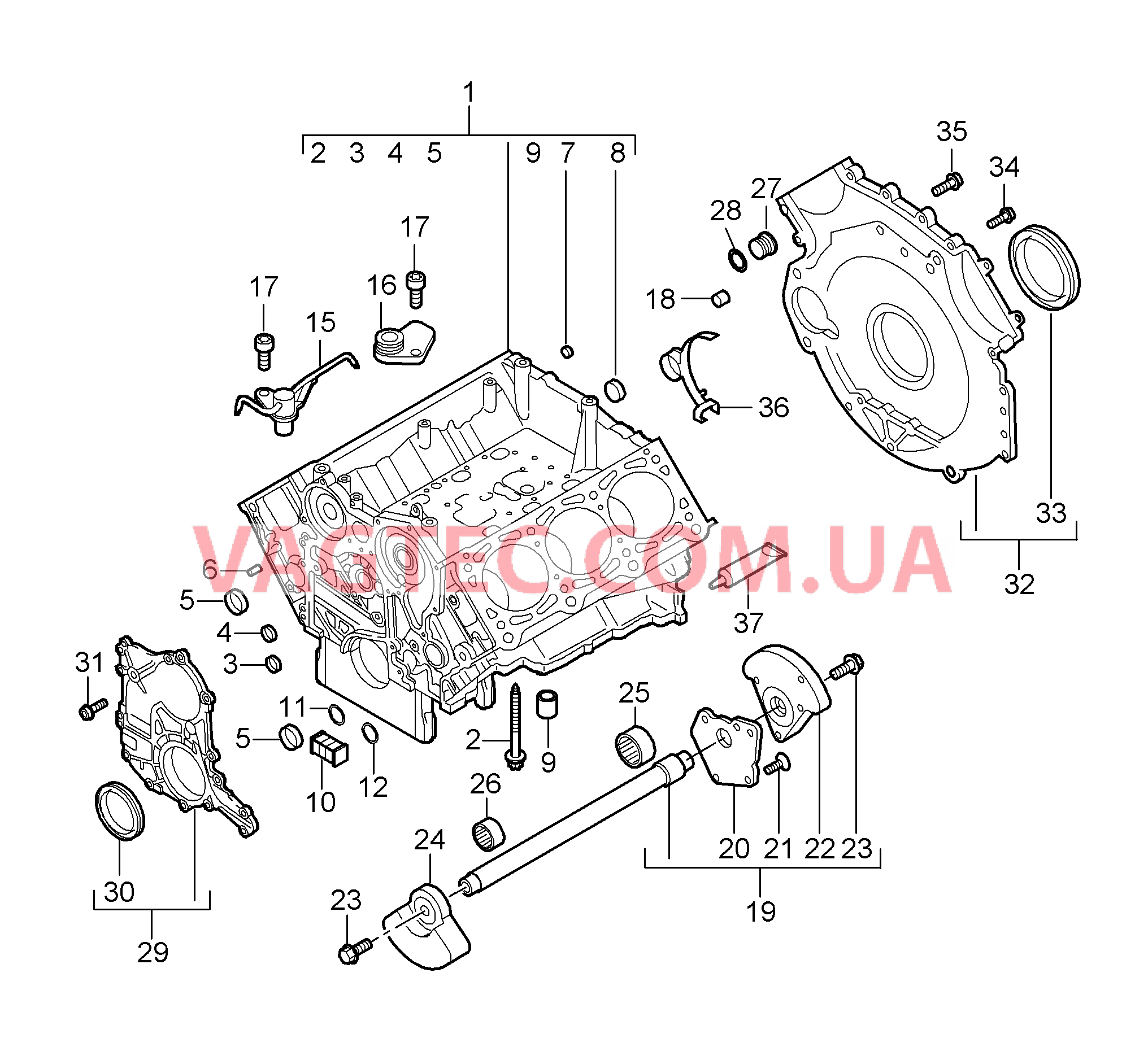 101-050 Кривошипный механизм, Отдельные детали
						
						M05.9D для PORSCHE Cayenne 2007-2010