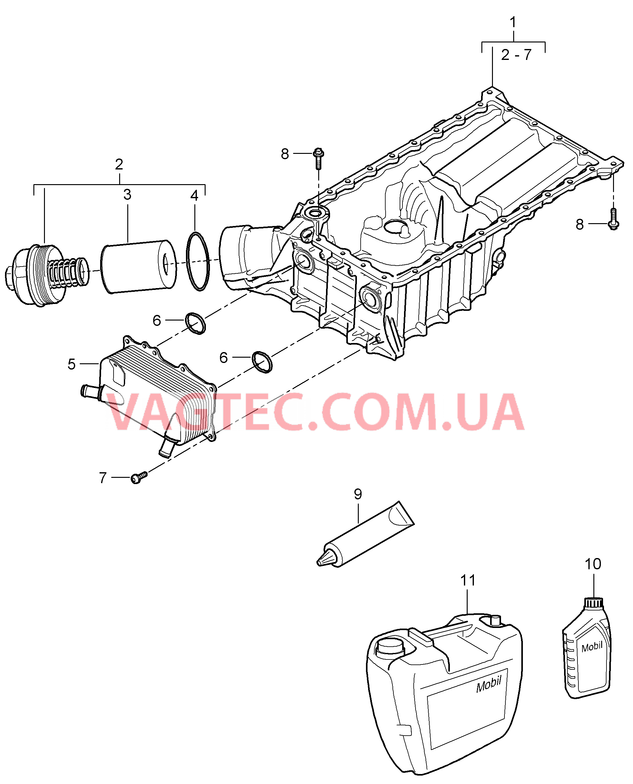 104-002 Кожух масл. направляющ., Масляный фильтр, Теплообменник
						
						M48.01/51 для PORSCHE Cayenne 2007-2010USA