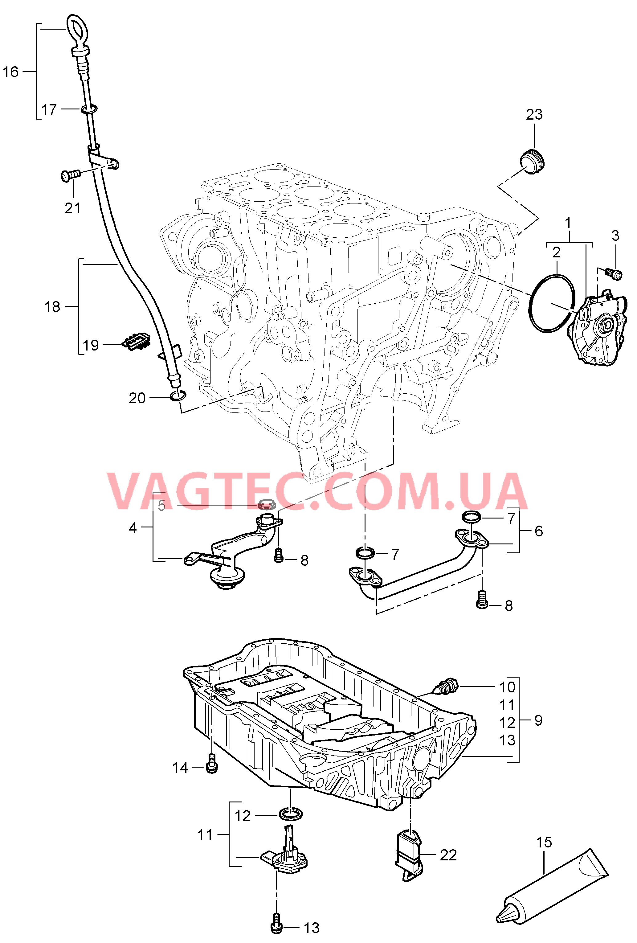 104-005 Масляный насос, Всасывающ. масло трубка, Маслоизмерительный щуп, Масляный поддон
						
						M55.01 для PORSCHE Cayenne 2007-2010USA