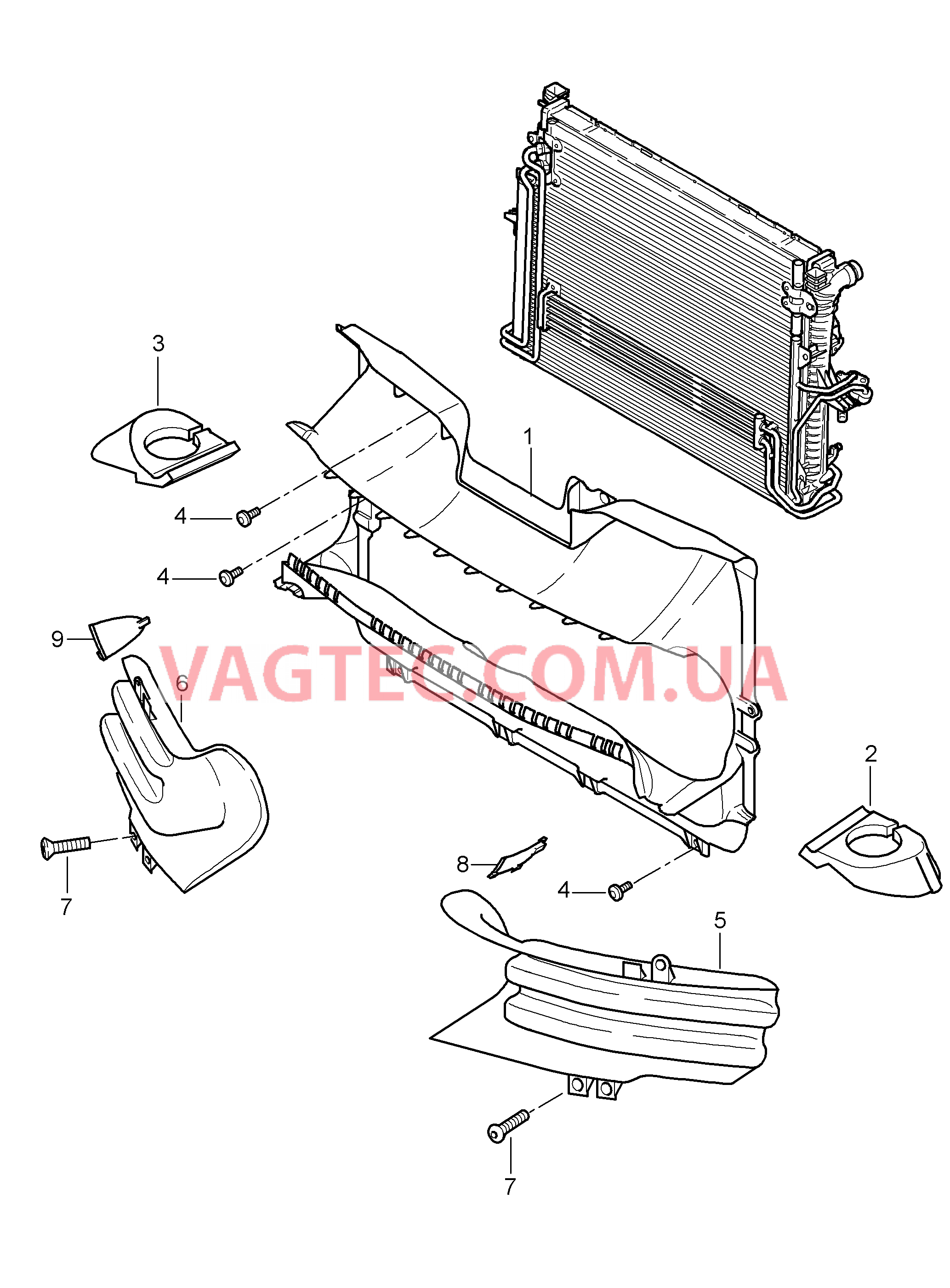 105-045 Направляющ.охлаждающ.воздуха
						
						ID5V/D5X для PORSCHE Cayenne 2007-2010USA