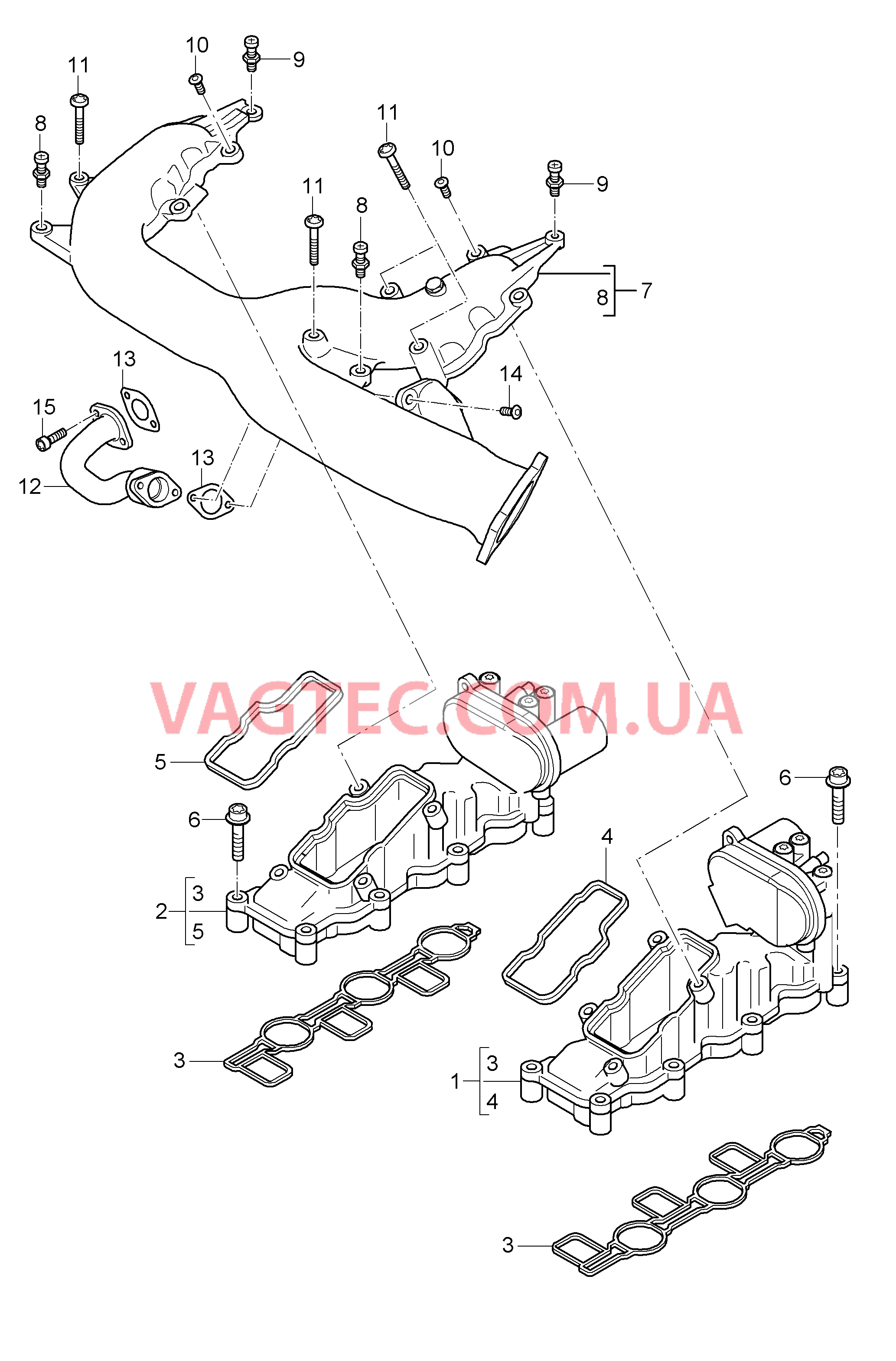 107-017 Впускной коллектор, Напорная трубка
						
						M05.9D для PORSCHE Cayenne 2007-2010