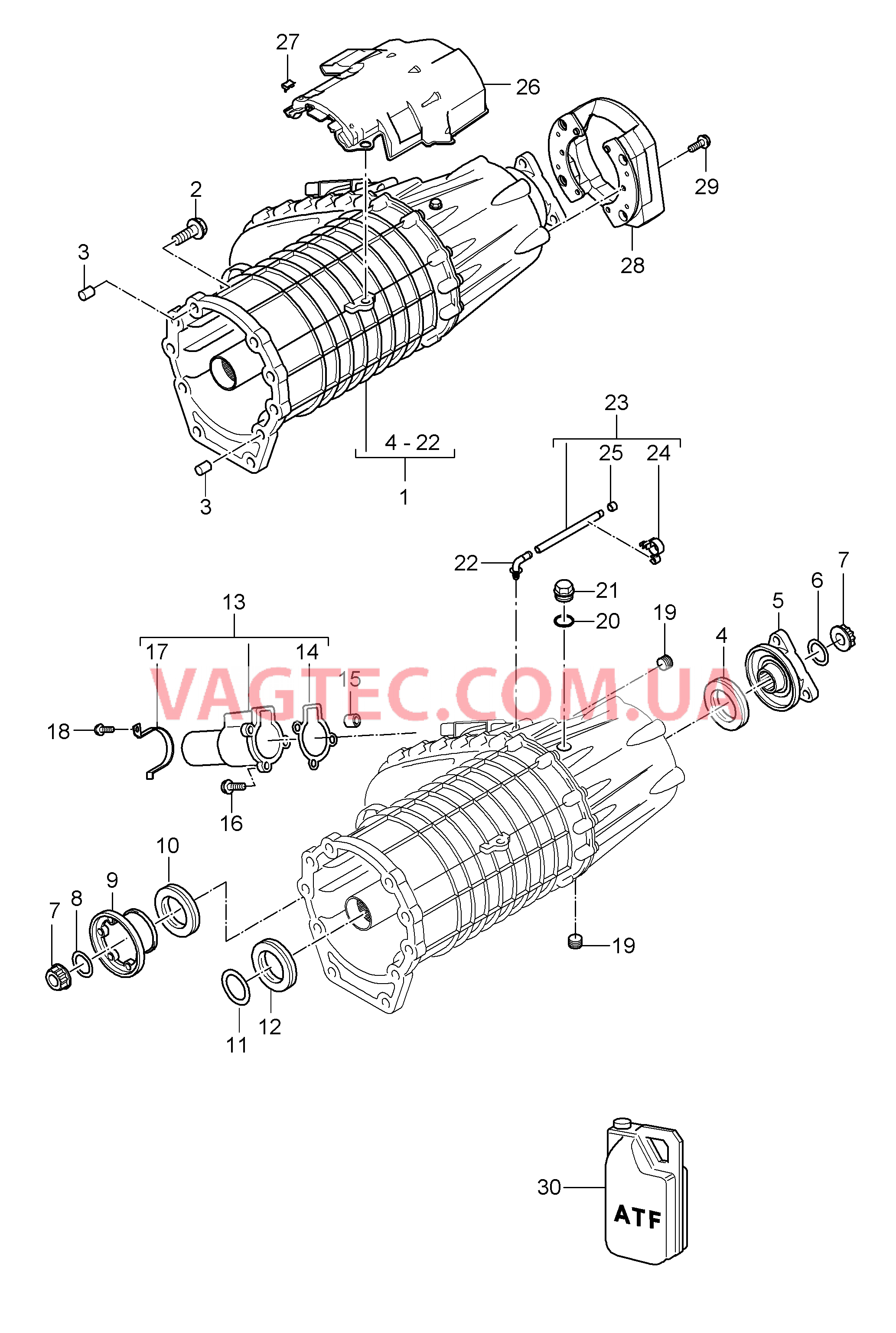 305-015 Раздаточная коробка, Готов к установке для PORSCHE Cayenne 2007-2010USA