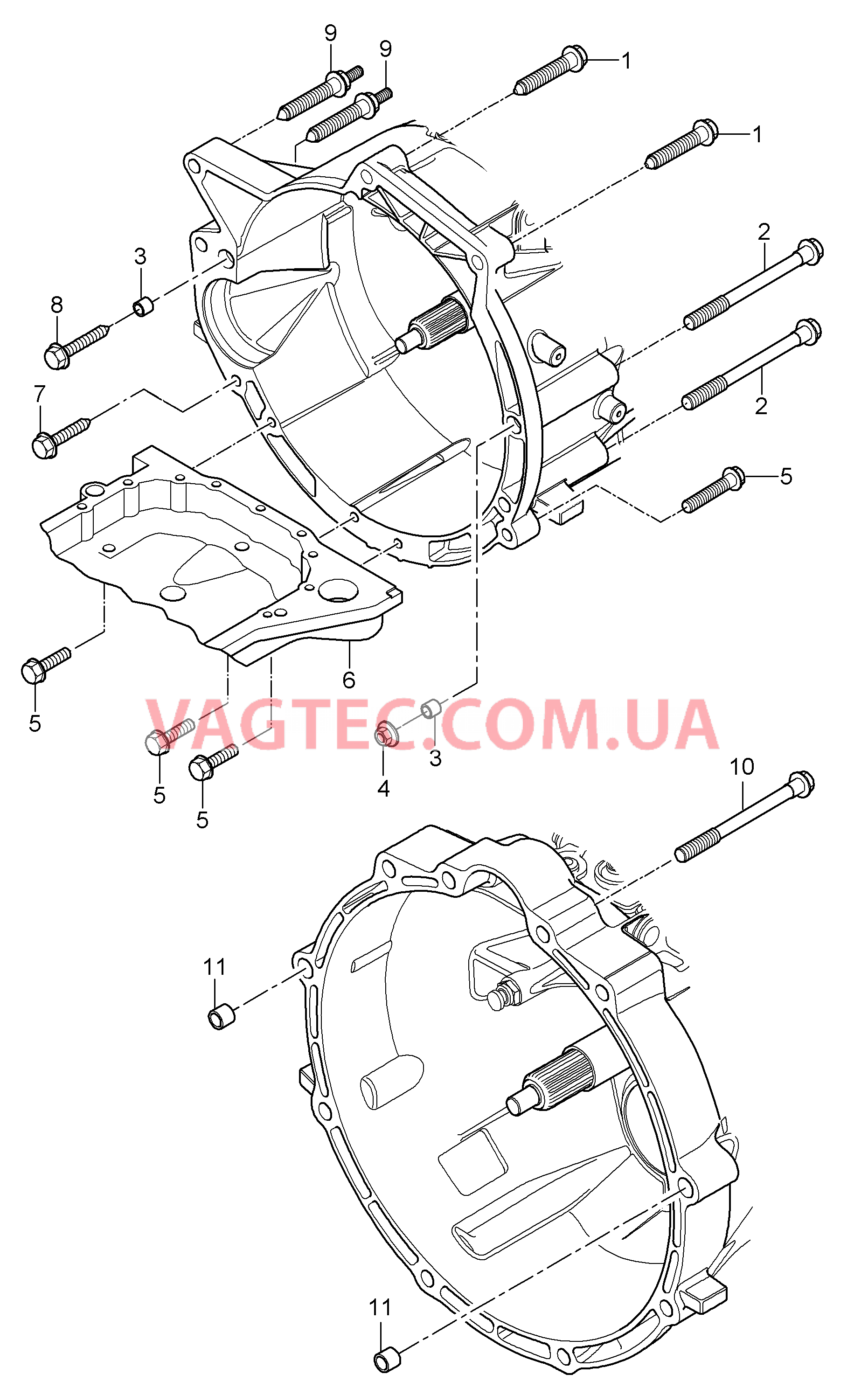 320-005 Резьбовое соед., Двигатель, Коробка переключения передач для PORSCHE Cayenne 2007-2010USA