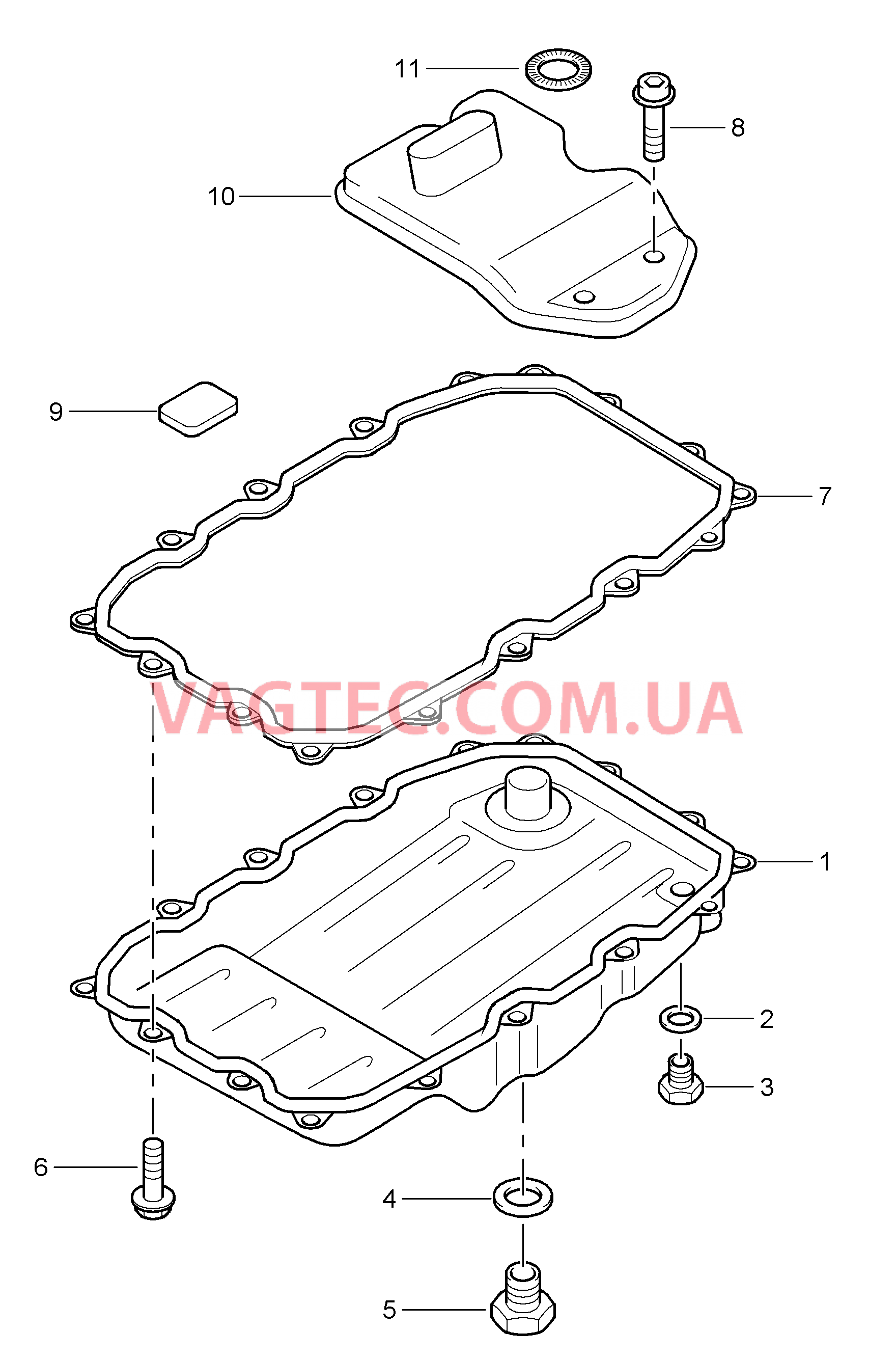 340-001 TIPTRONIC, Масляный фильтр, Масляный поддон
						
						IG0R для PORSCHE Cayenne 2007-2010USA