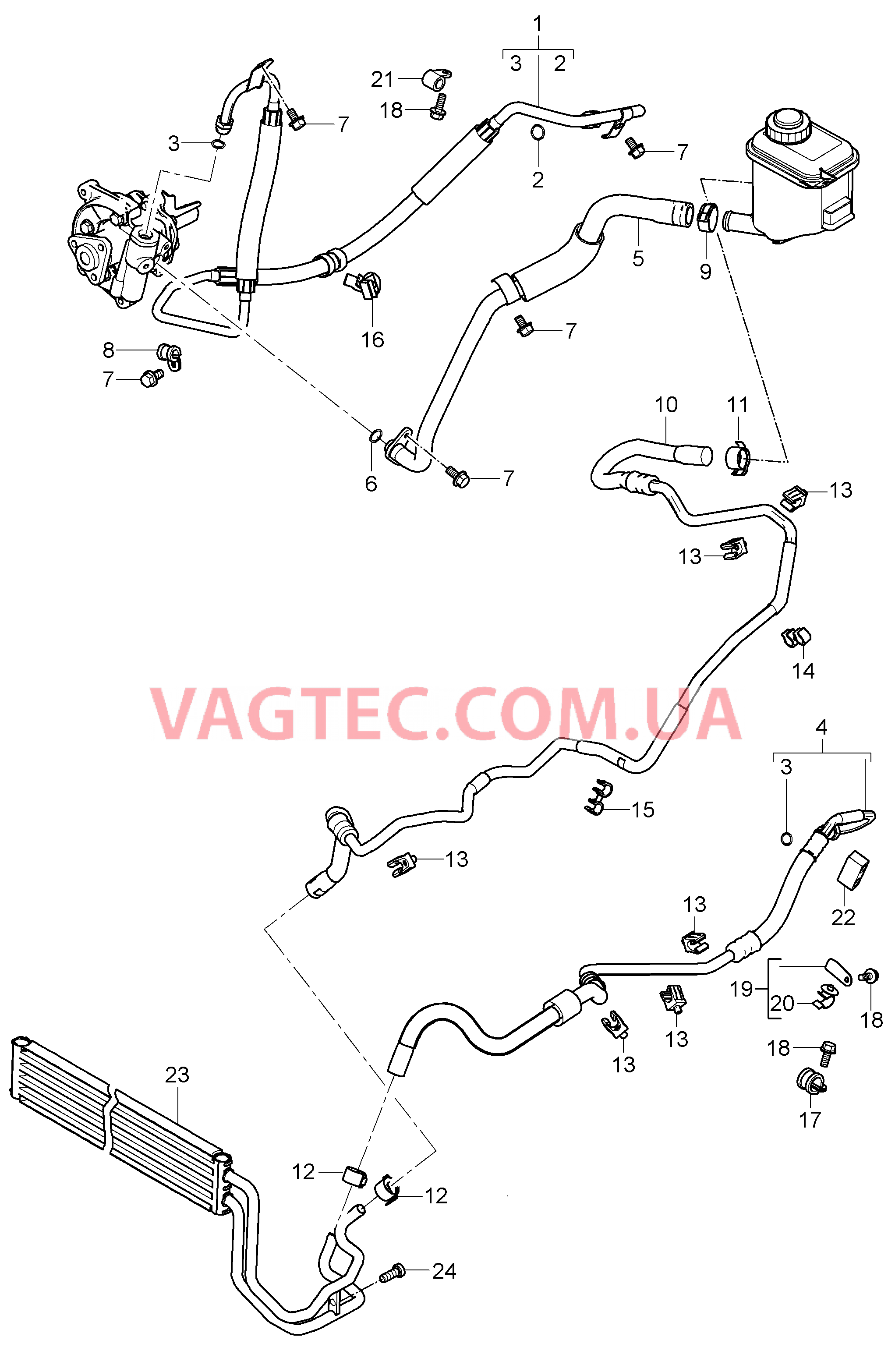 403-001 Рул.управ.с усилителем, Линии, Масляный радиатор, различные детали, для, см. таблицу-вклейку,    -PDCC-, 4/03/10
						
						ID5V/D5Z для PORSCHE Cayenne 2007-2010USA