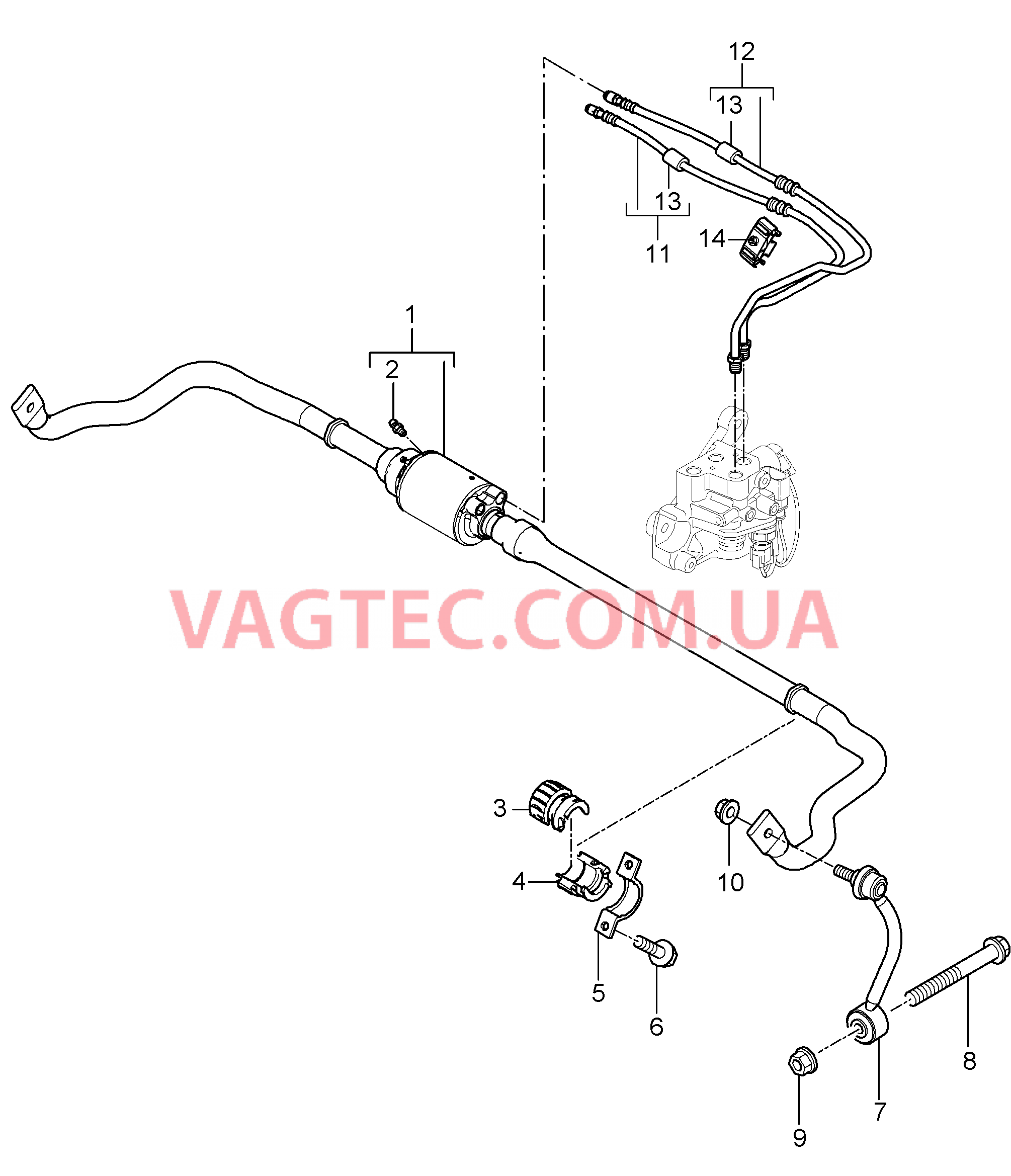 501-004 Стабилизатор, Трубопровод
						
						I0AW для PORSCHE Cayenne 2007-2010USA