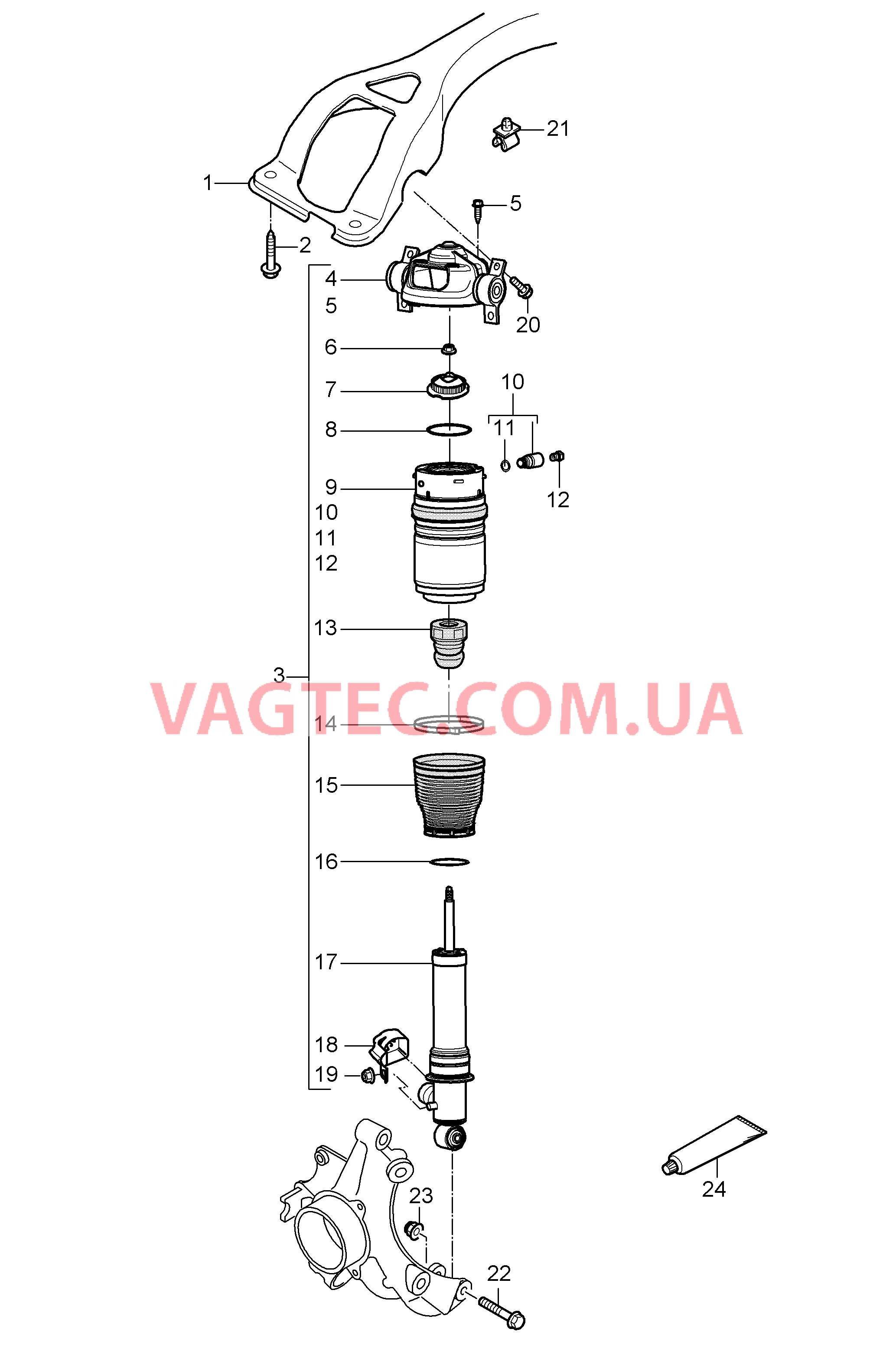 502-005 Пружина, Поперечина, Амортизационная стойка
						
						I1BK для PORSCHE Cayenne 2007-2010USA