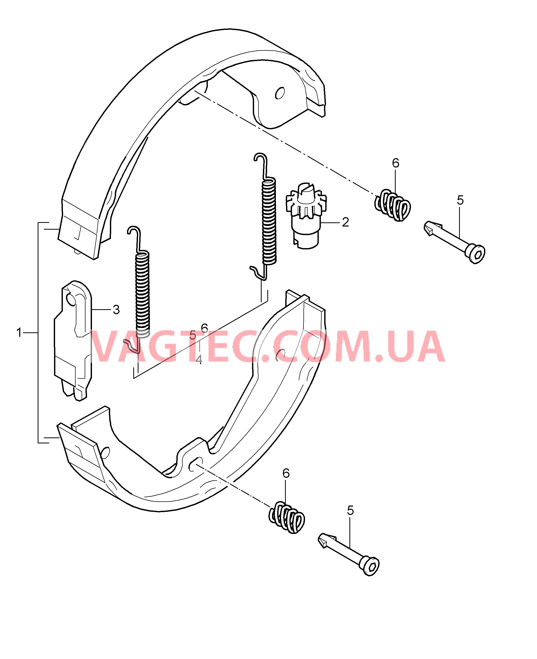 603-005 Ножной стояночный тормоз для PORSCHE Cayenne 2007-2010USA