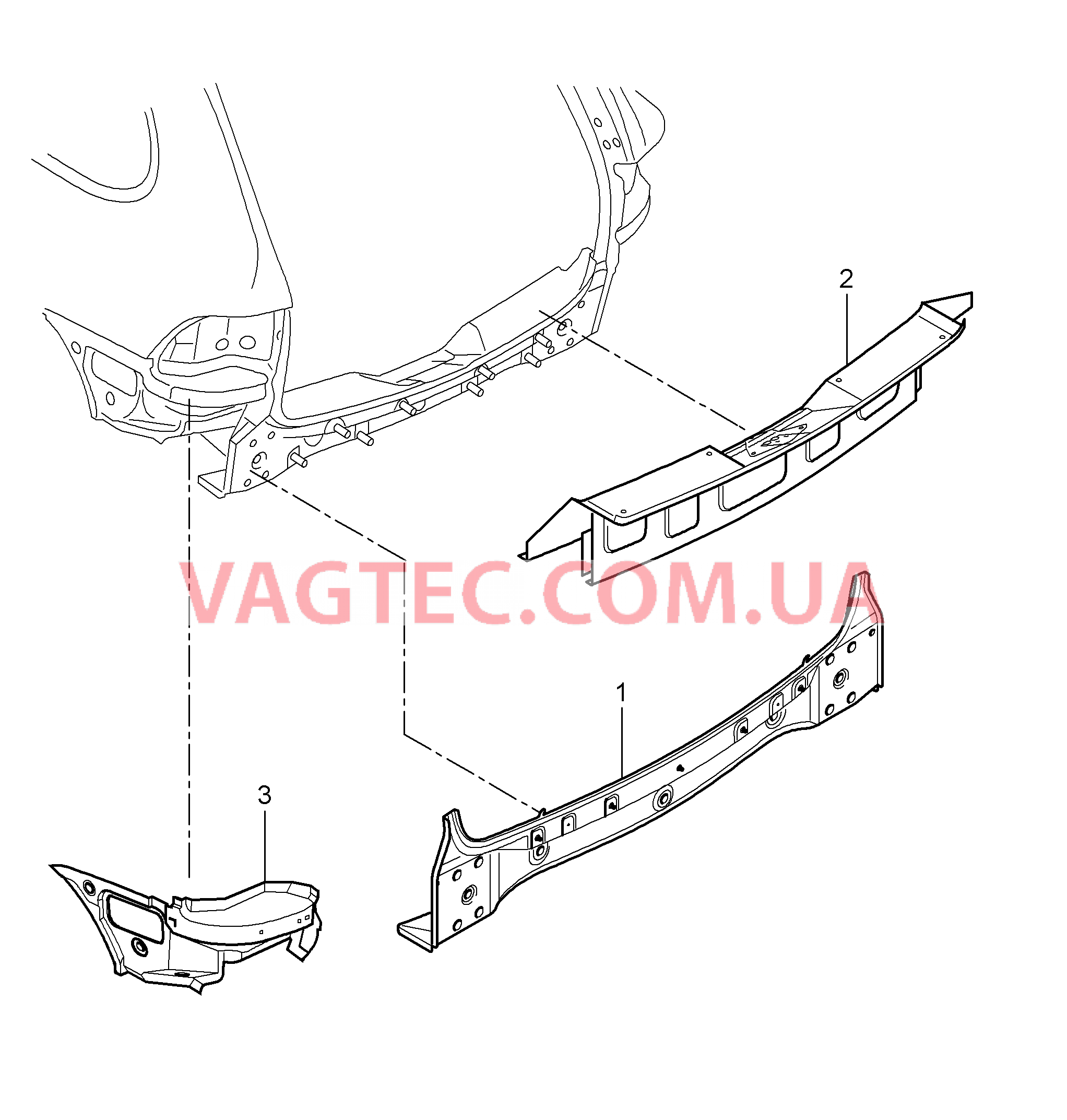 801-030 Задняя подвеска для PORSCHE Cayenne 2007-2010